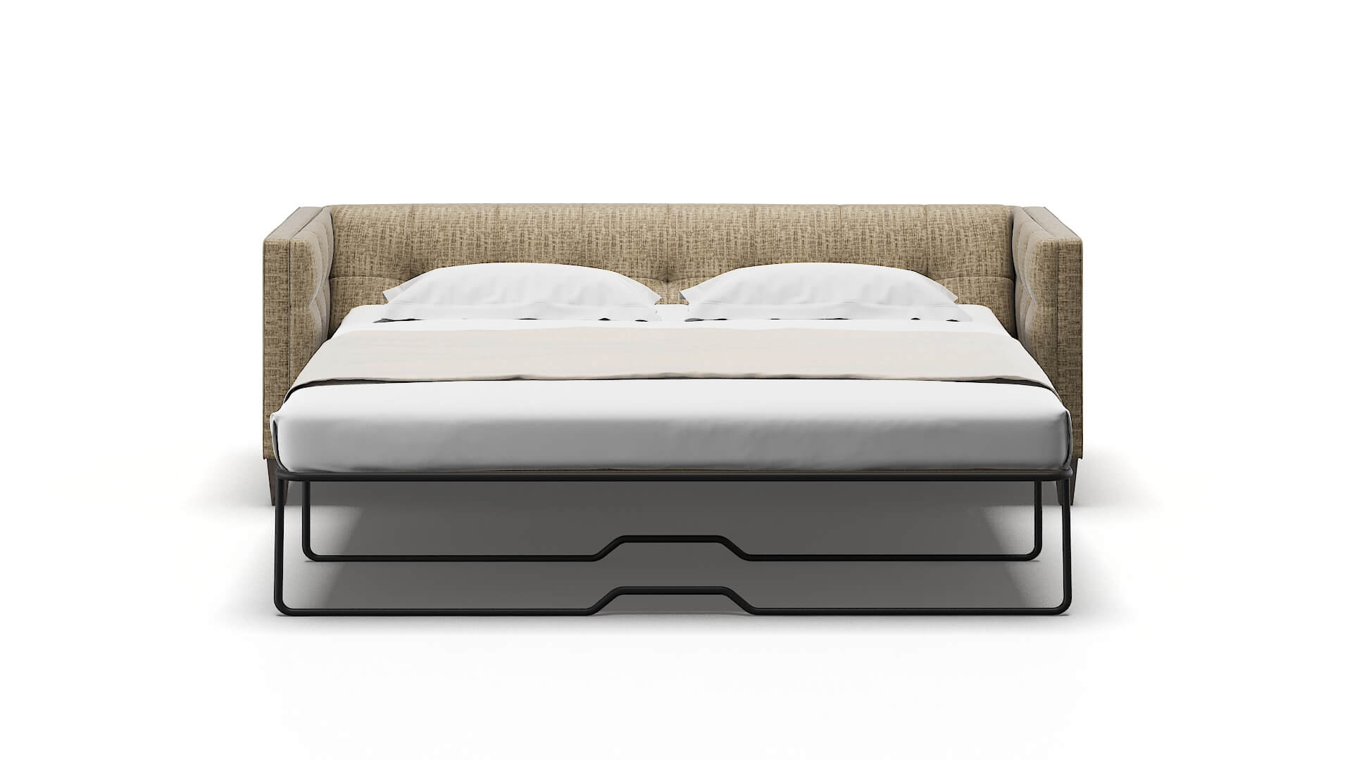 Messina Marcy Camel Sofa Sleeper Espresso legs 1