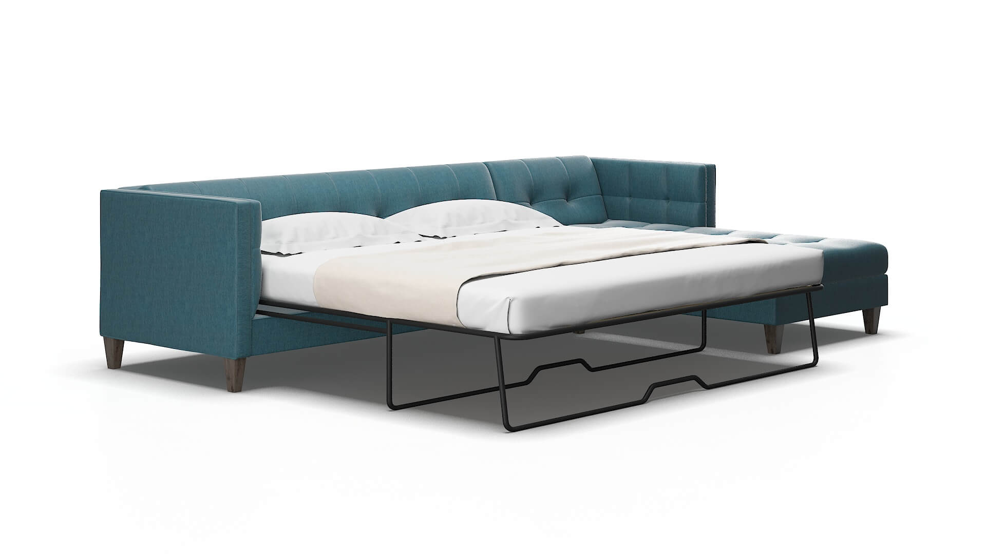 Messina Merit Peacock Panel Sleeper Espresso legs 2