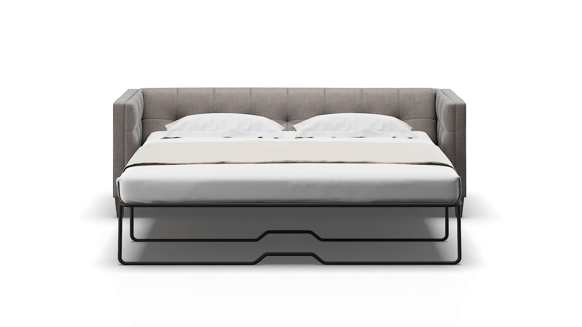 Messina Noble Otter Sofa Sleeper Espresso legs 1