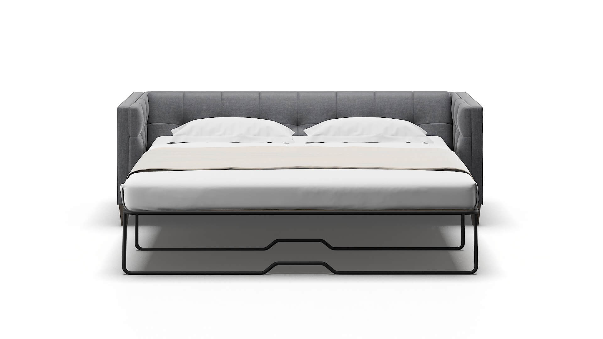 Messina Notion Graphite Sofa Sleeper Espresso legs 1