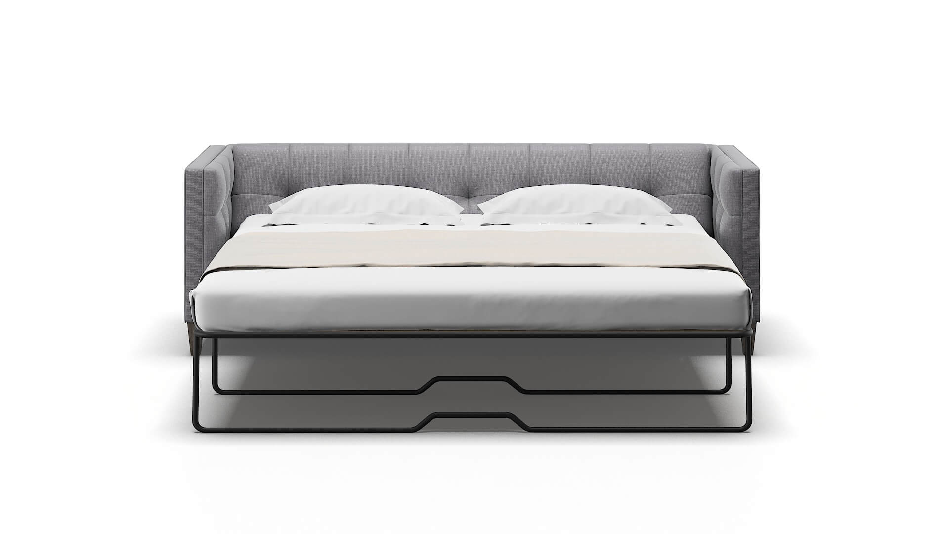 Messina Parker Ash Sofa Sleeper Espresso legs 1