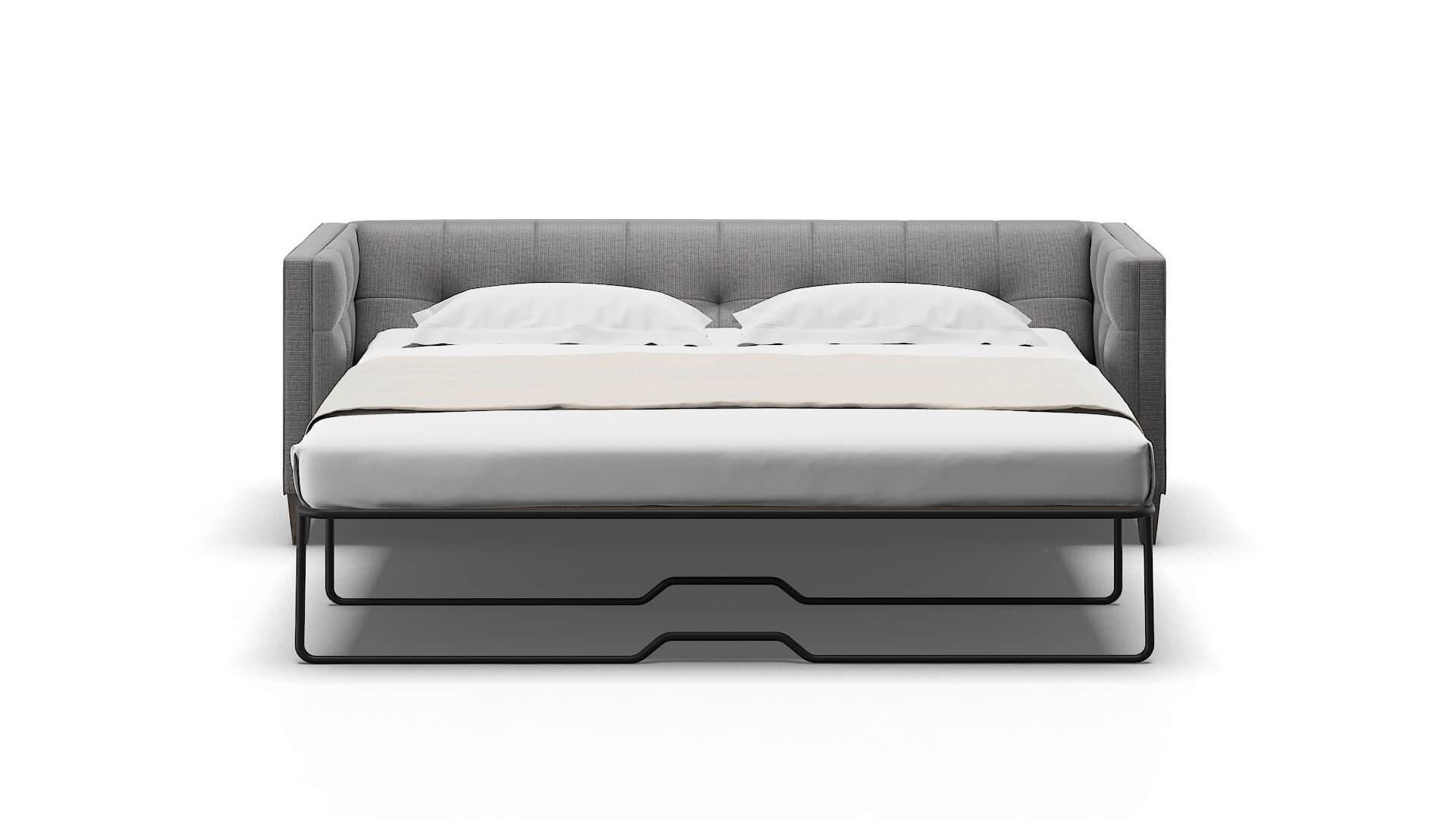 Messina Parker Graphite Sofa Sleeper Espresso legs 1