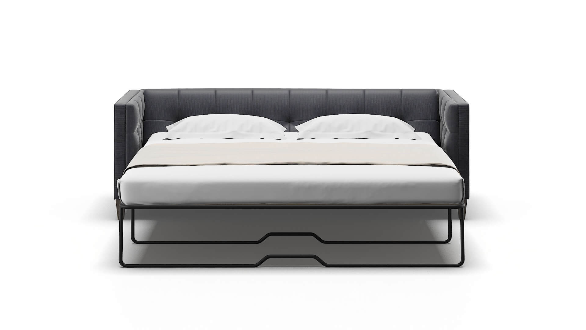 Messina Parker Midnight Sofa Sleeper Espresso legs 1