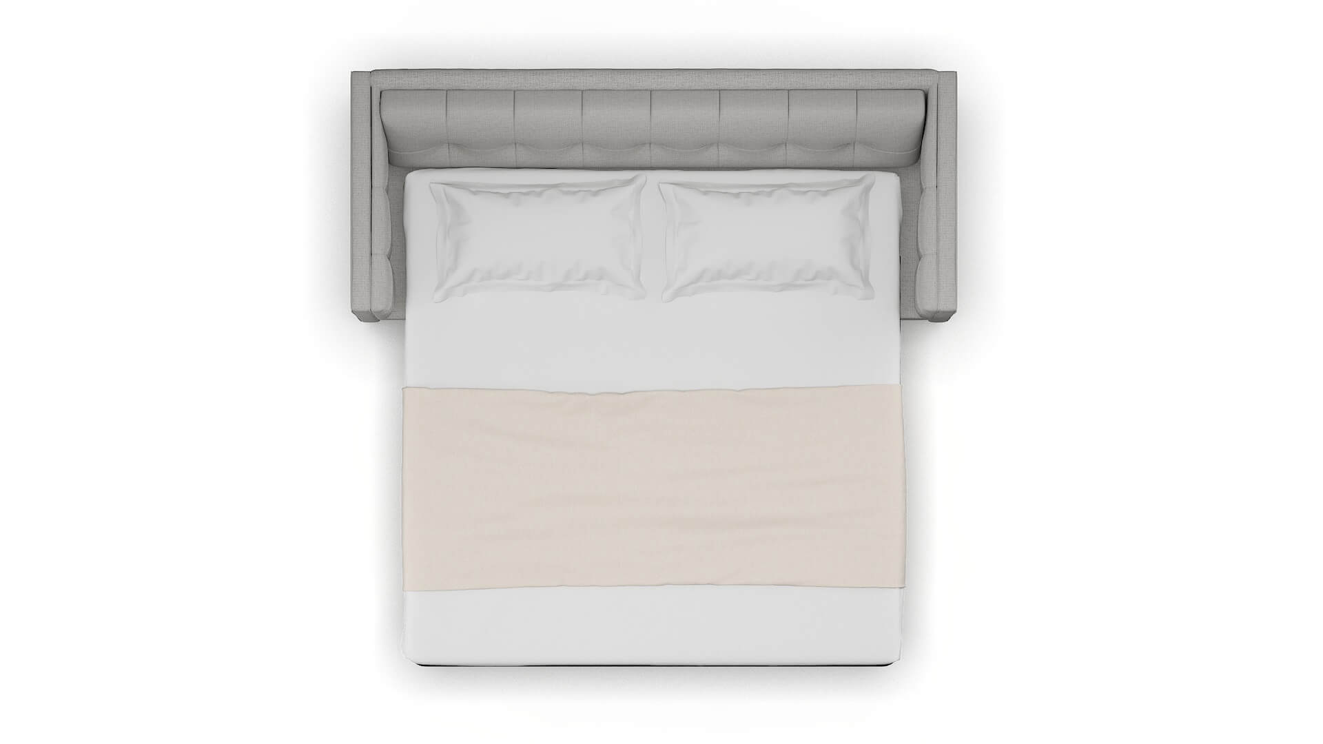 Messina Parker Silver Sofa Sleeper Espresso legs 3