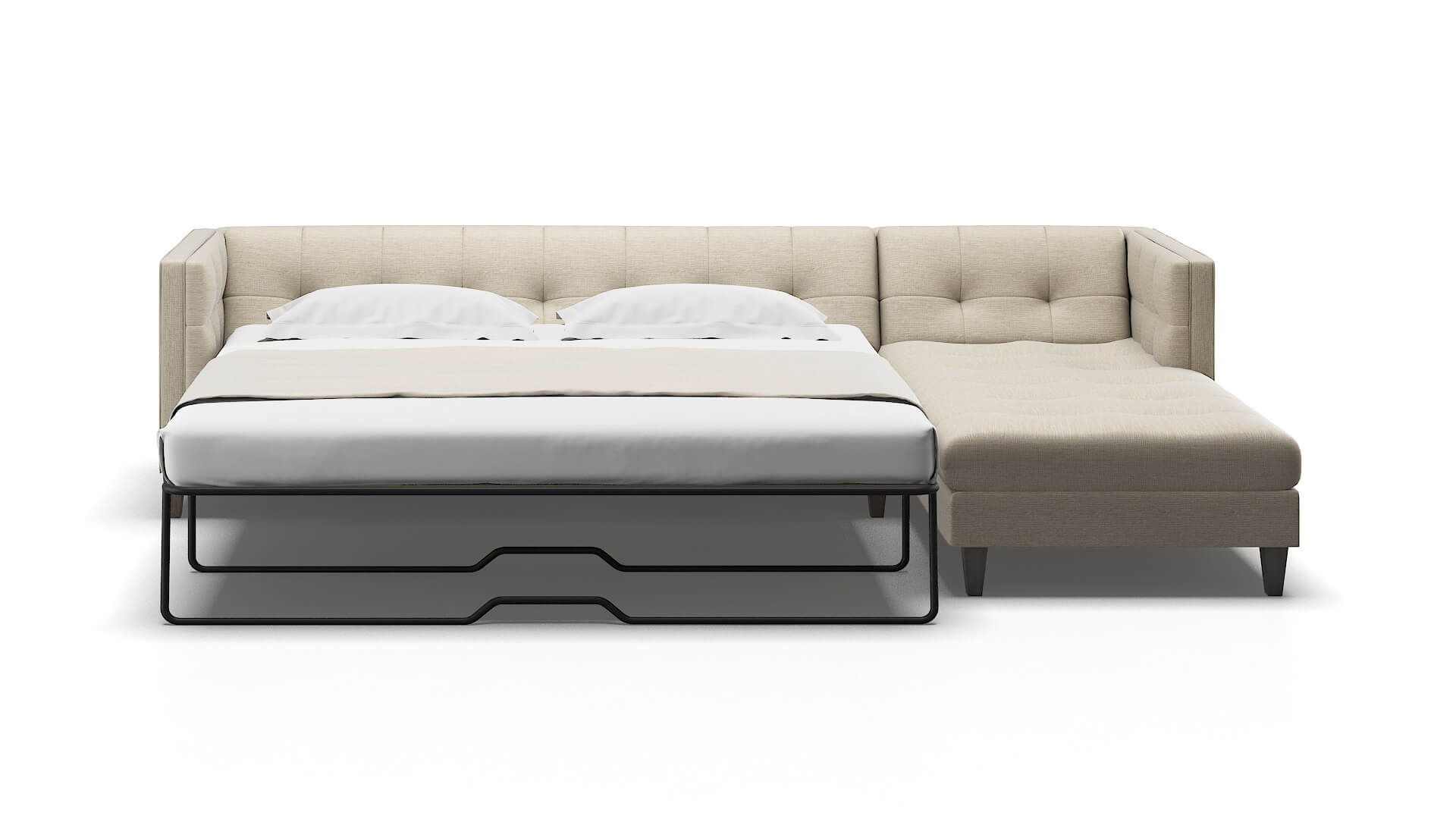 Messina Prime Dusk Panel Sleeper Espresso legs 1