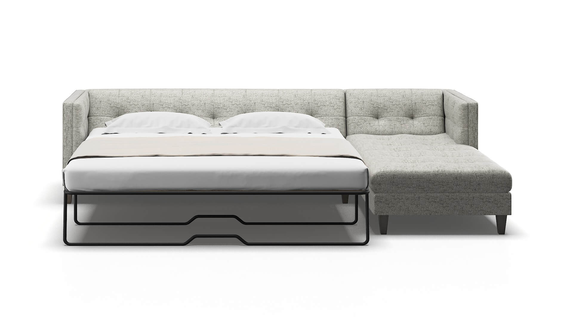 Messina Prime Gravel Panel Sleeper Espresso legs 1