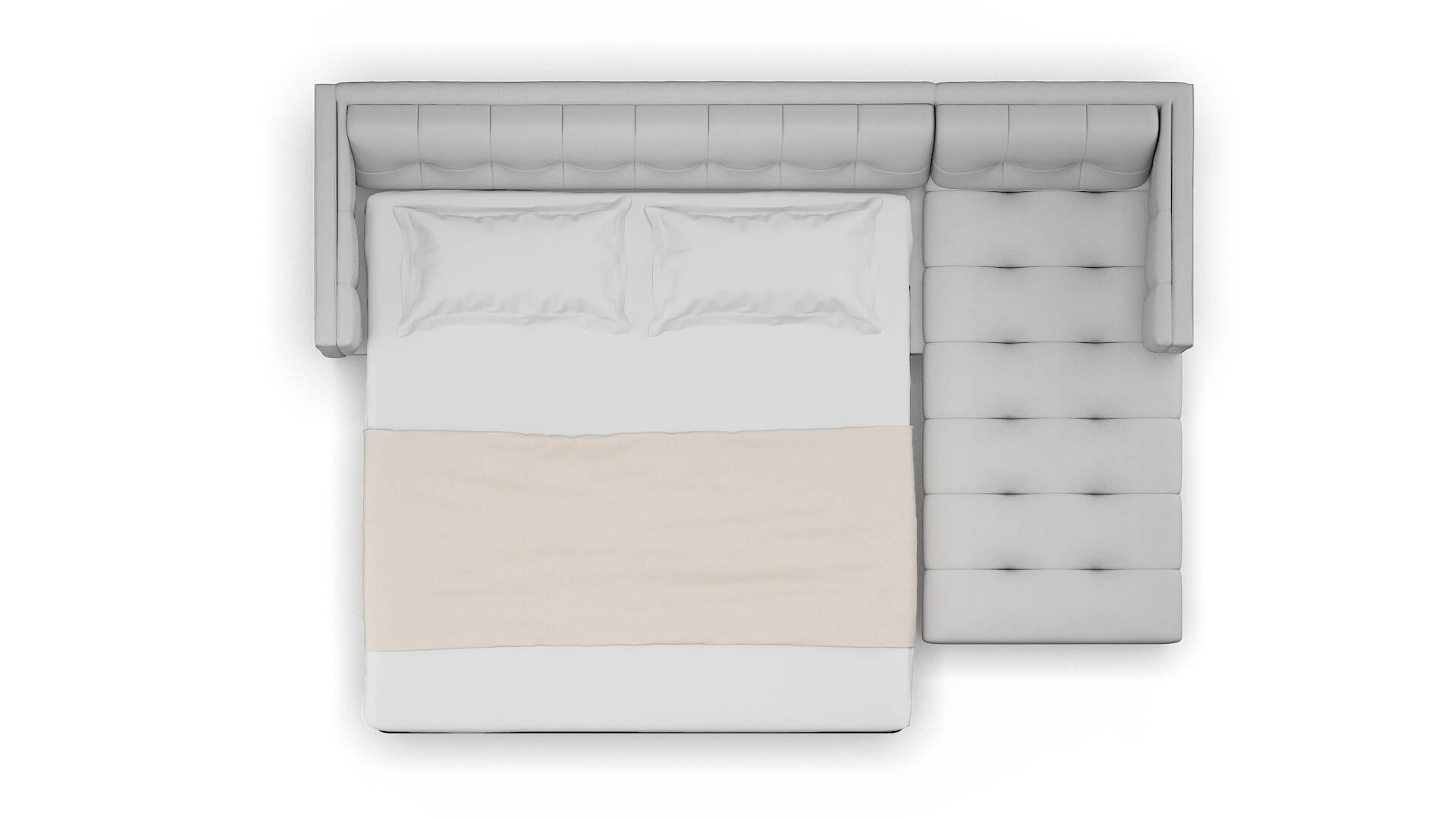 Messina Prisma Steam Panel Sleeper Espresso legs 3