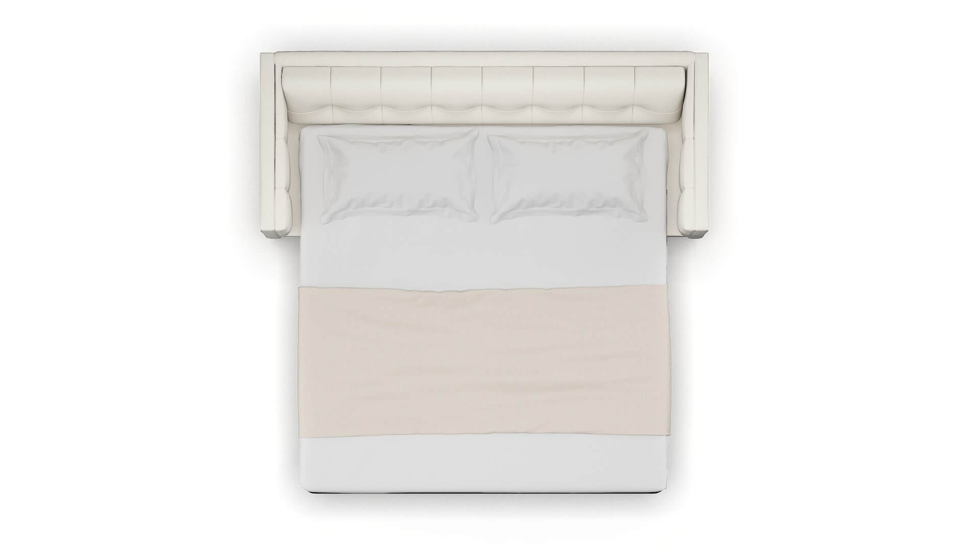 Messina R_prize Cream Sofa Sleeper Espresso legs 3