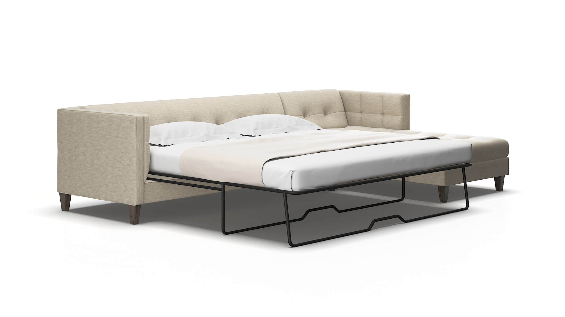 Messina Rocket Dove Panel Sleeper Espresso legs 2