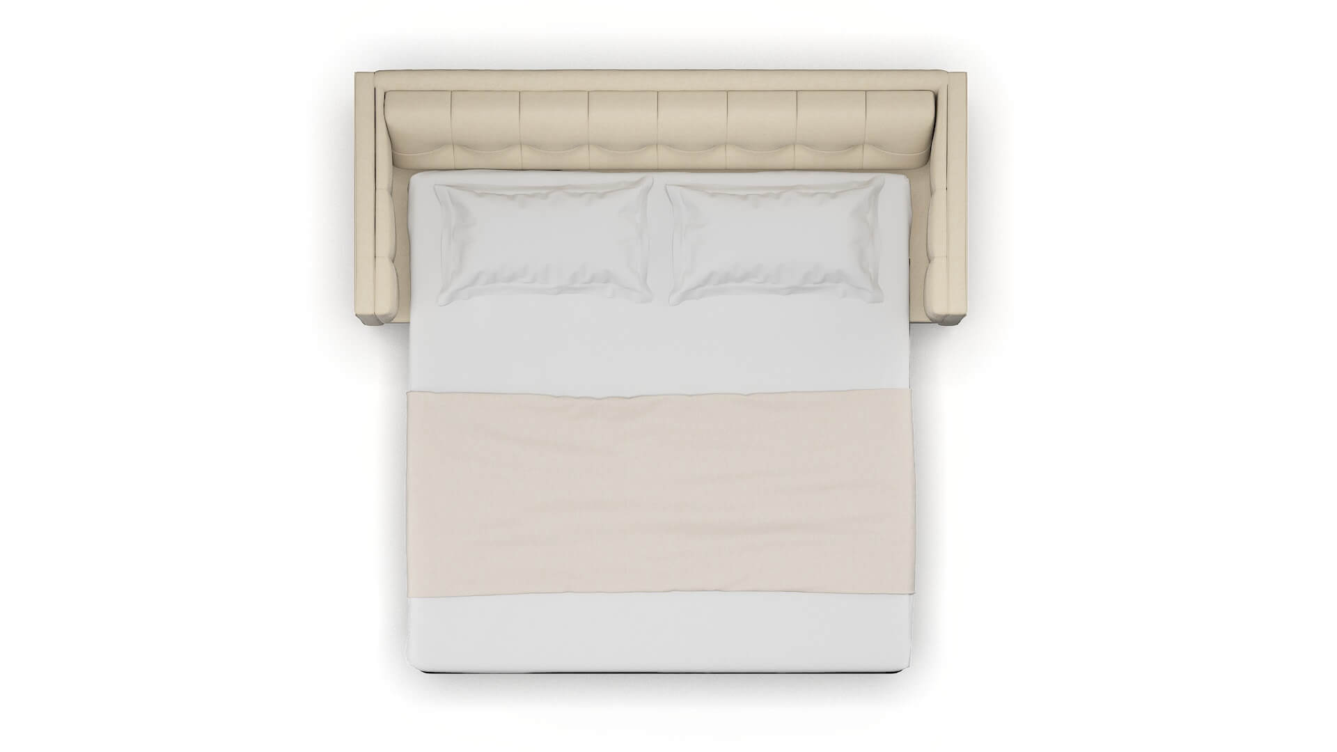 Messina Rocket Sand Sofa Sleeper Espresso legs 3