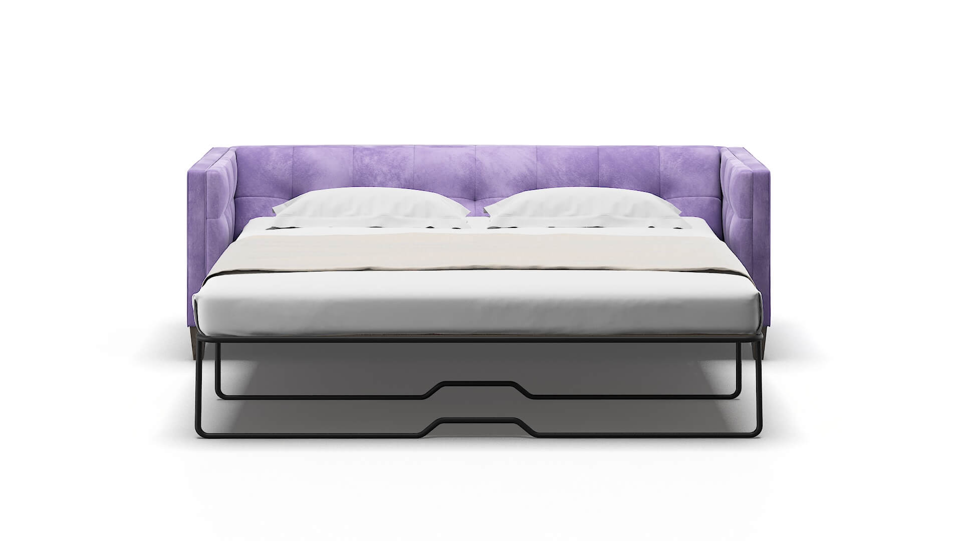 Messina Royale Lavender Sofa Sleeper Espresso legs 1