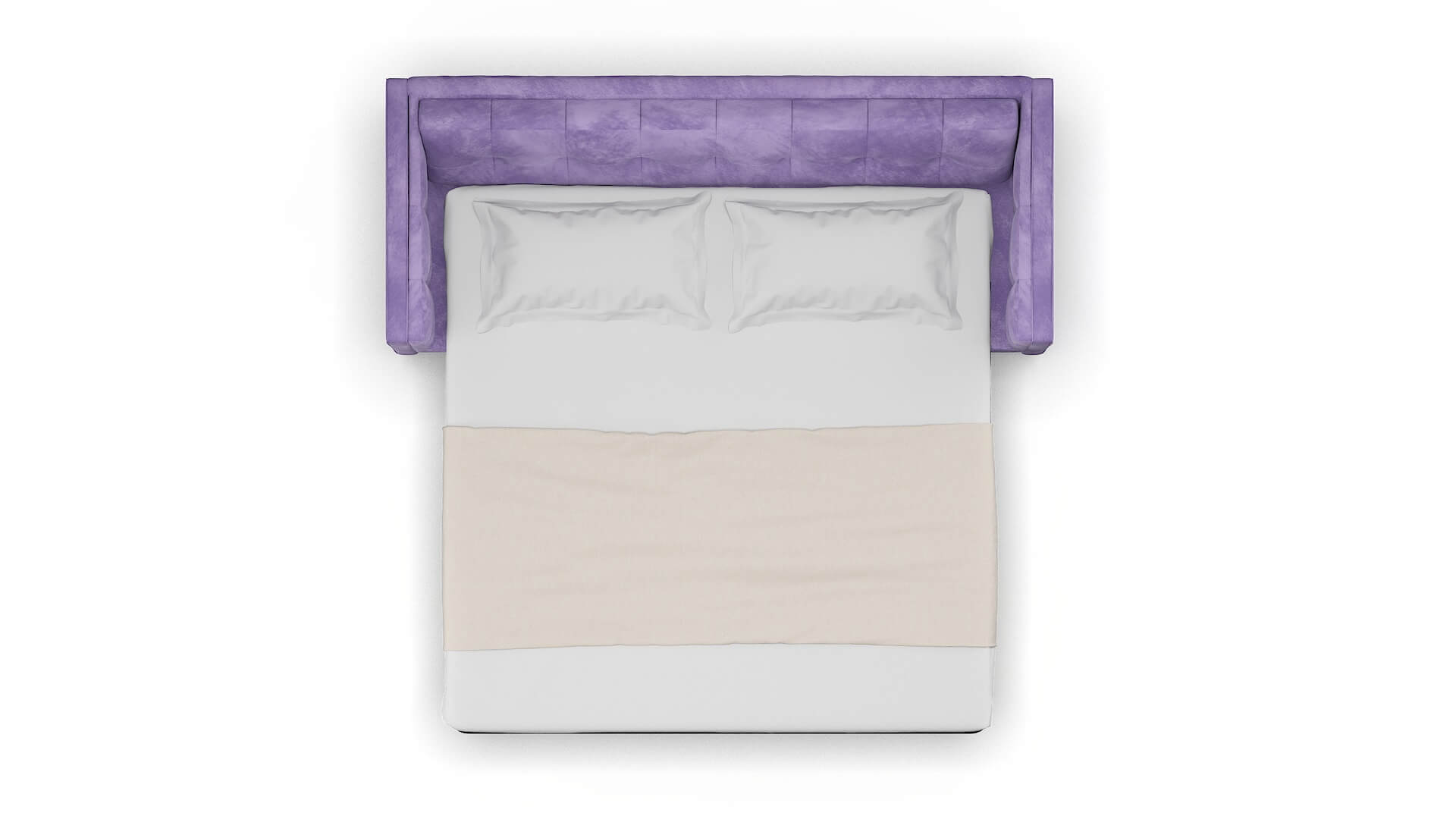 Messina Royale Lavender Sofa Sleeper Espresso legs 3