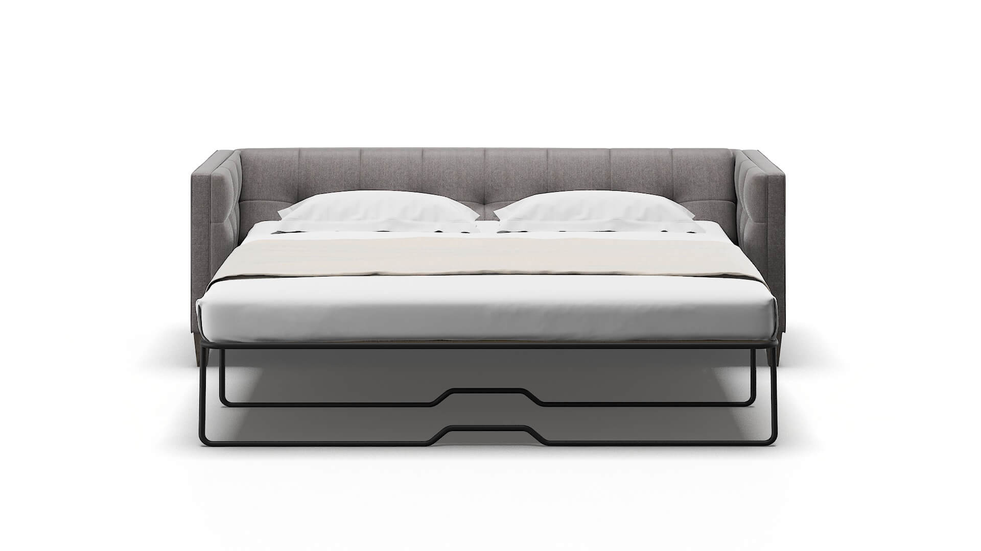 Messina Sasha Granite Sofa Sleeper Espresso legs 1