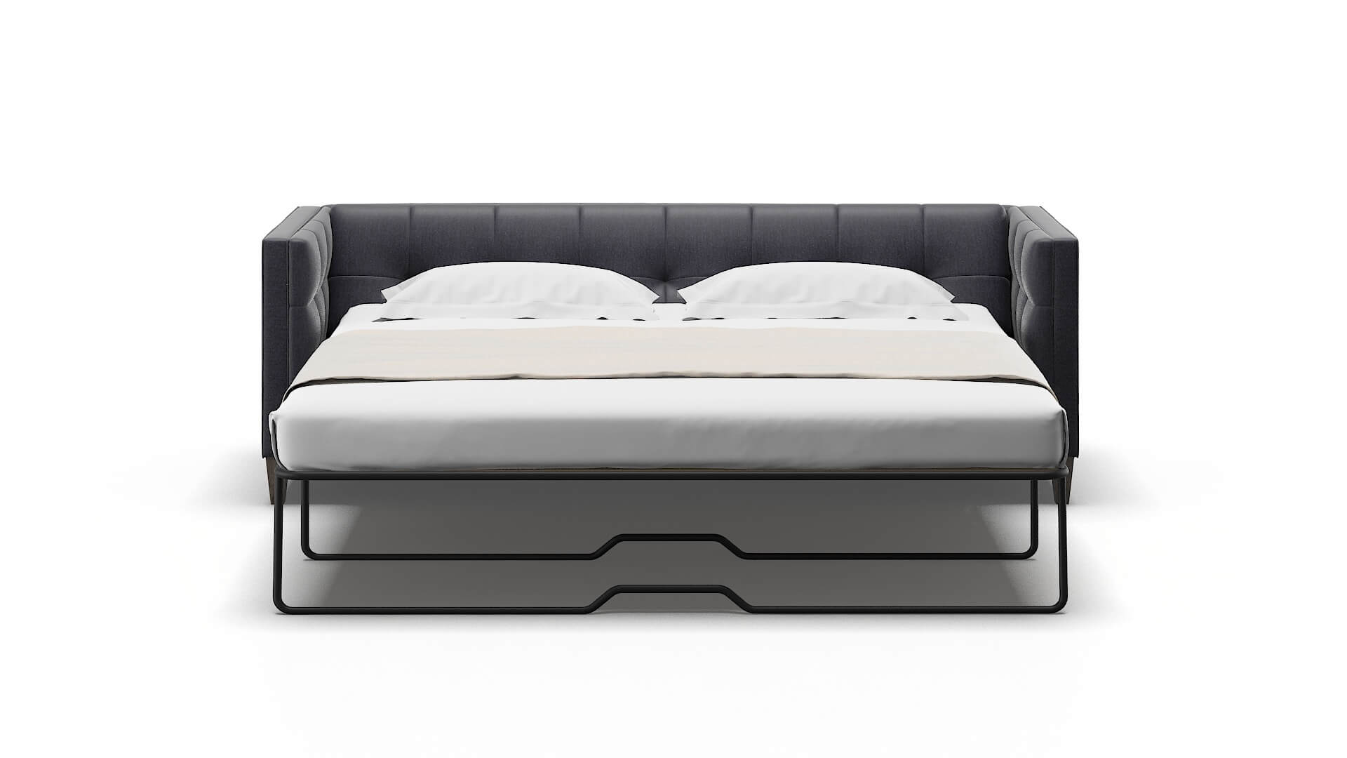 Messina Sasha Navy Sofa Sleeper Espresso legs 1