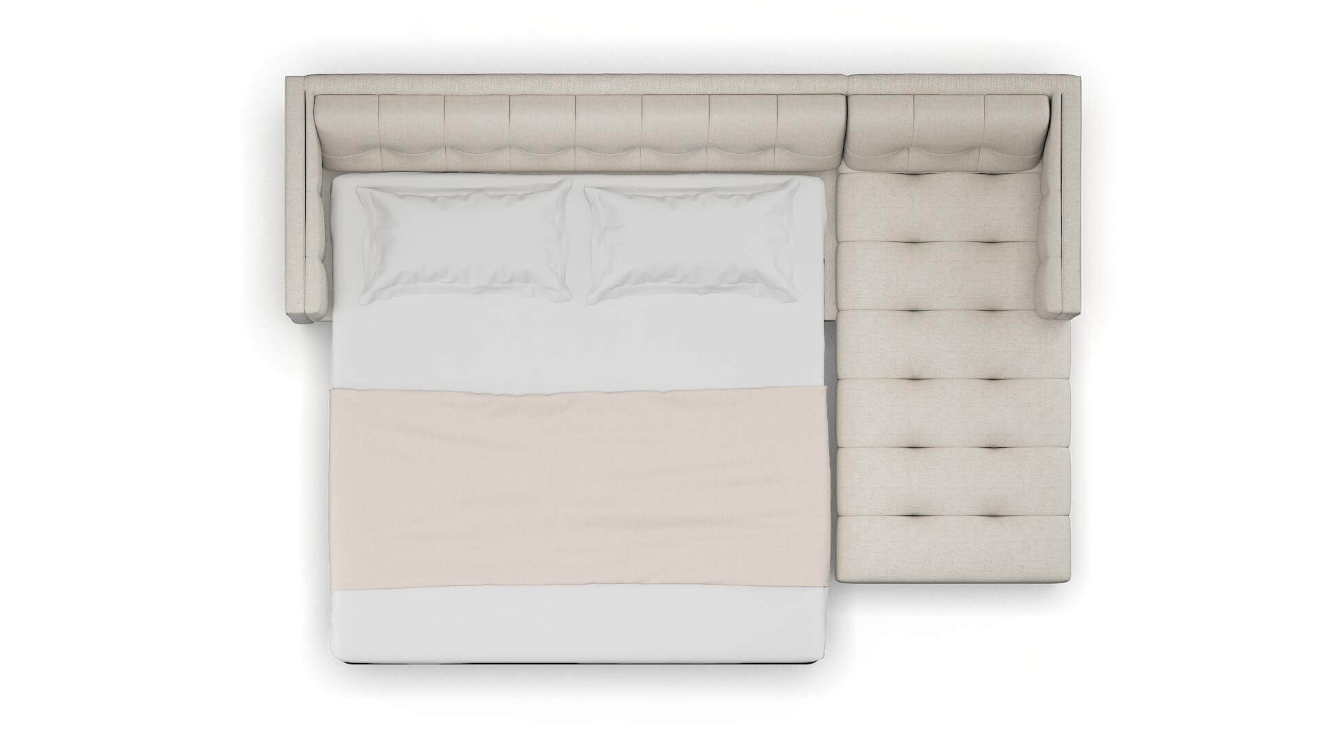 Messina Terrain Natural Panel Sleeper Espresso legs 3