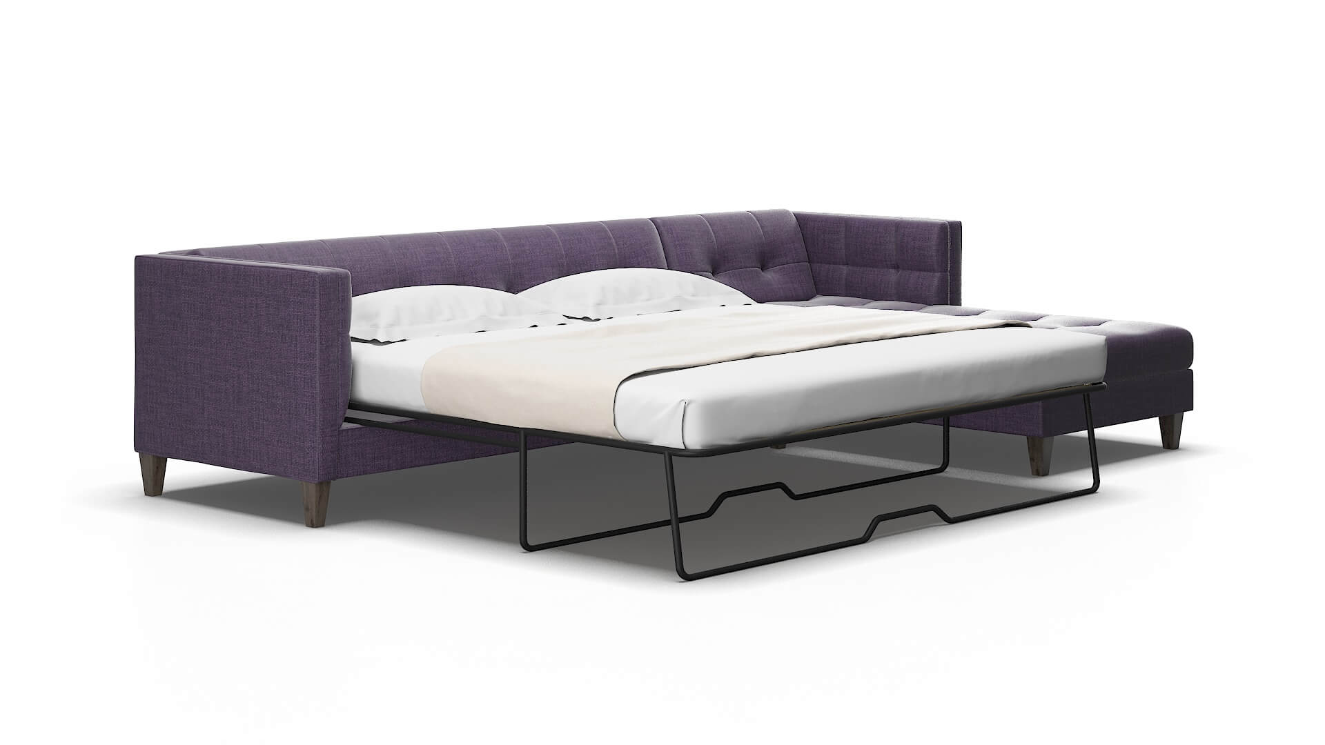 Messina Tess Blackberry Panel Sleeper Espresso legs 2