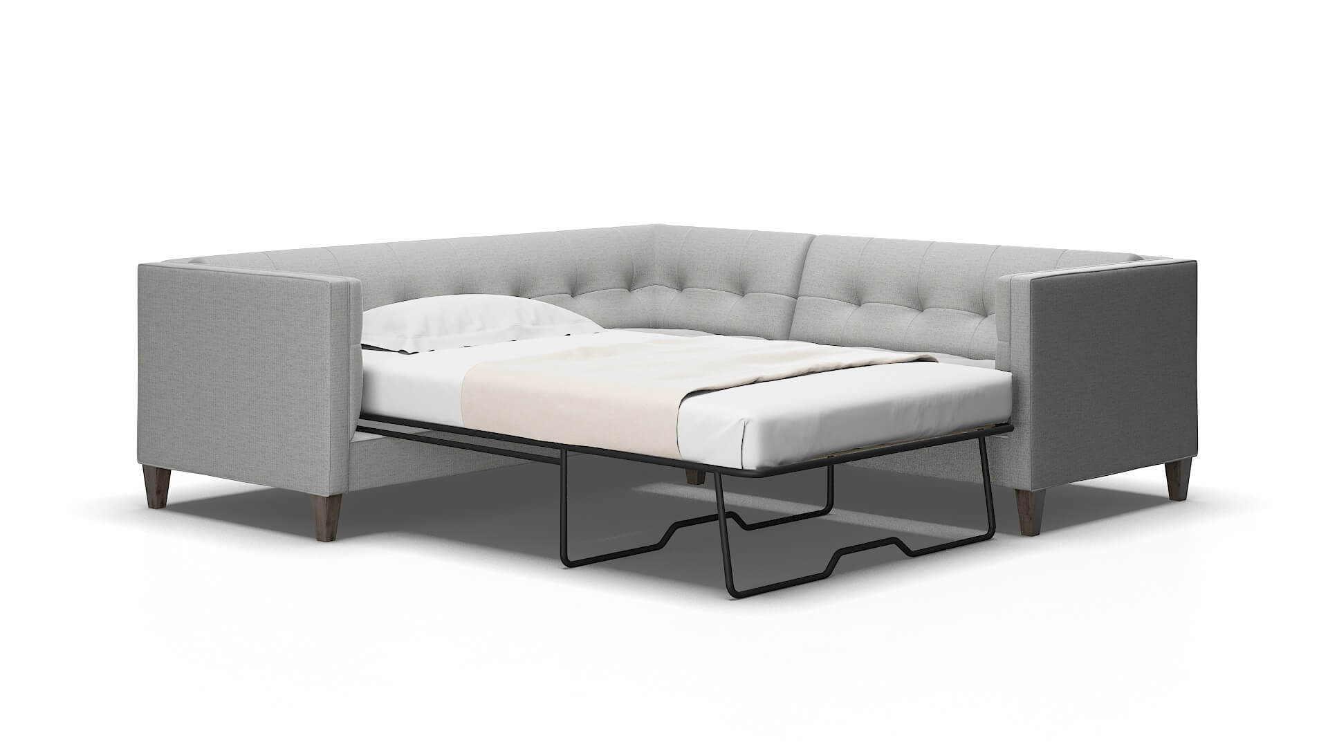 Messina Urban_d pepper Sectional sleeper Espresso Legs  2