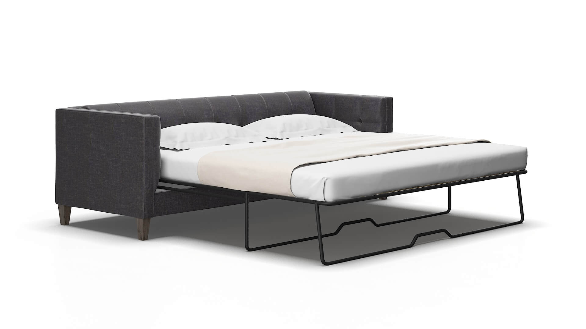 Messina Venus Onyx Sofa Sleeper Espresso legs 2
