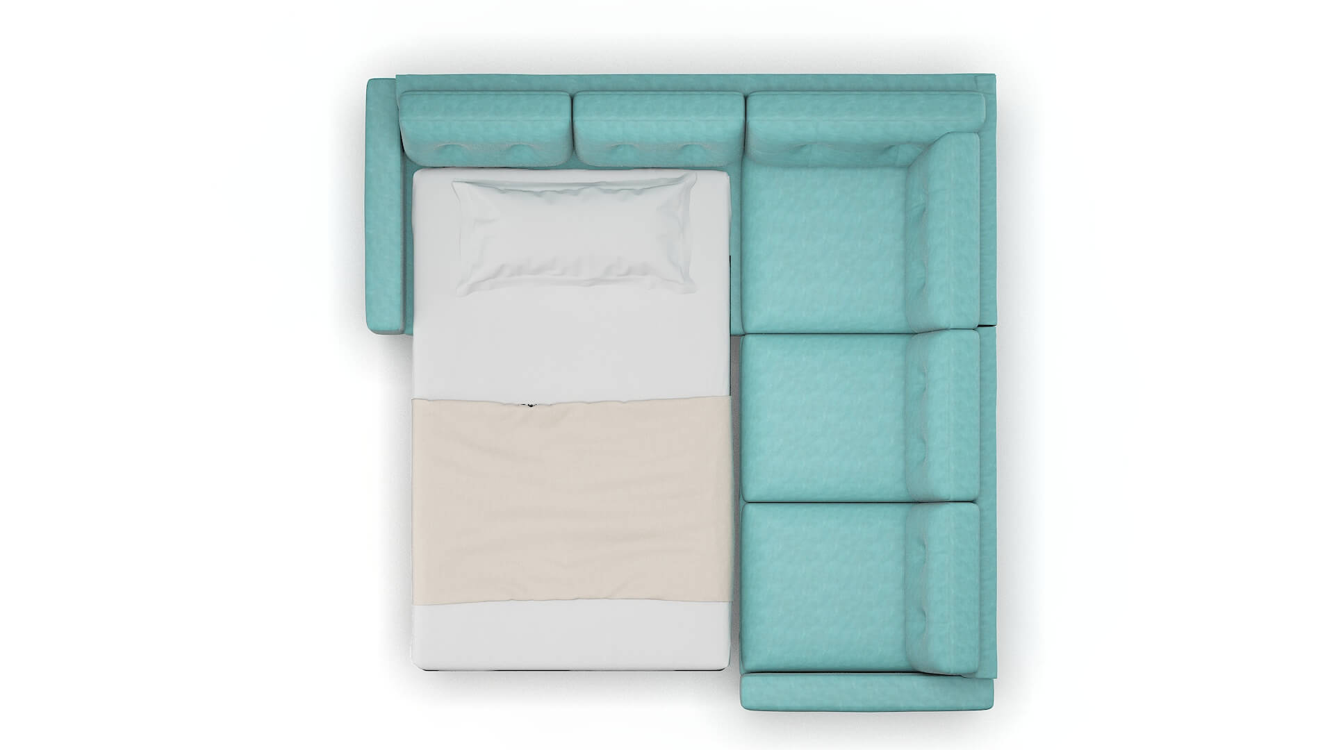 Milan Avalon_hp Aqua Sectional Sleeper Espresso legs 3