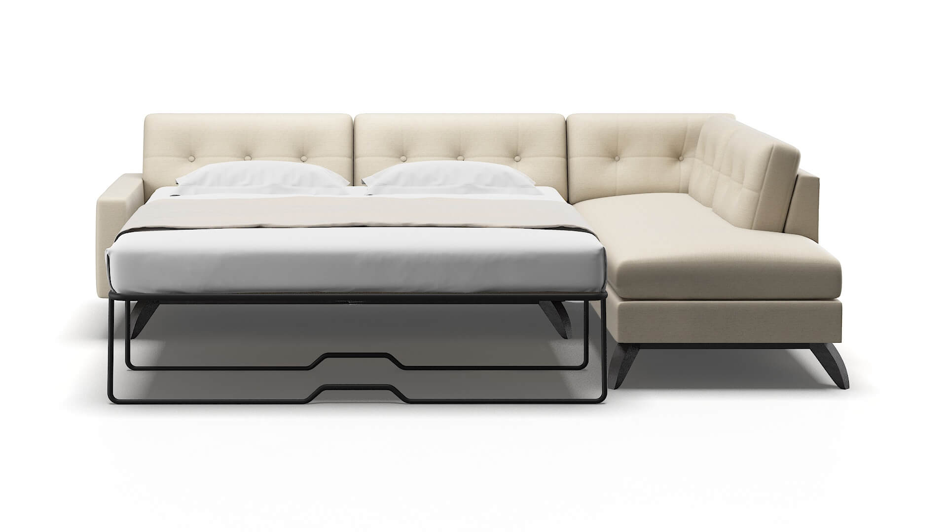 Milan Avenger Beach Panel Sleeper Espresso legs 1