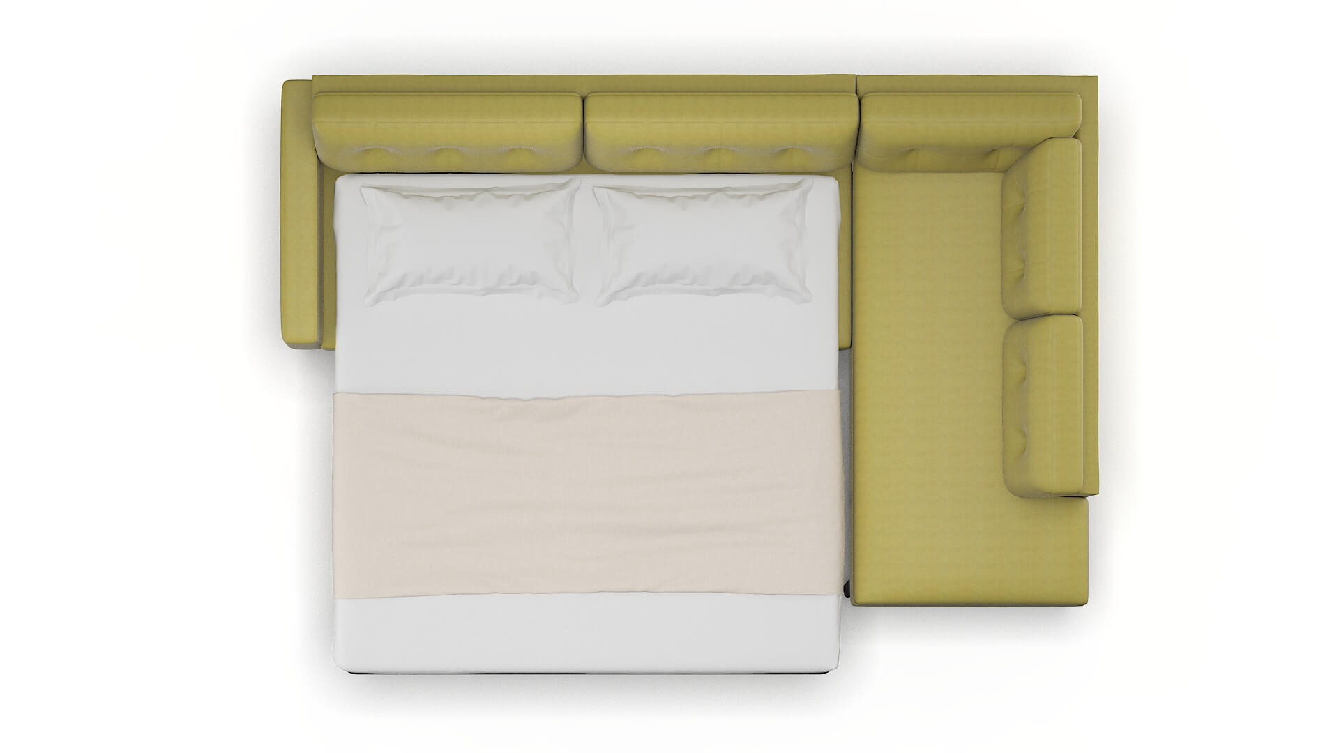 Milan Bella Apple Panel Sleeper Espresso legs 3