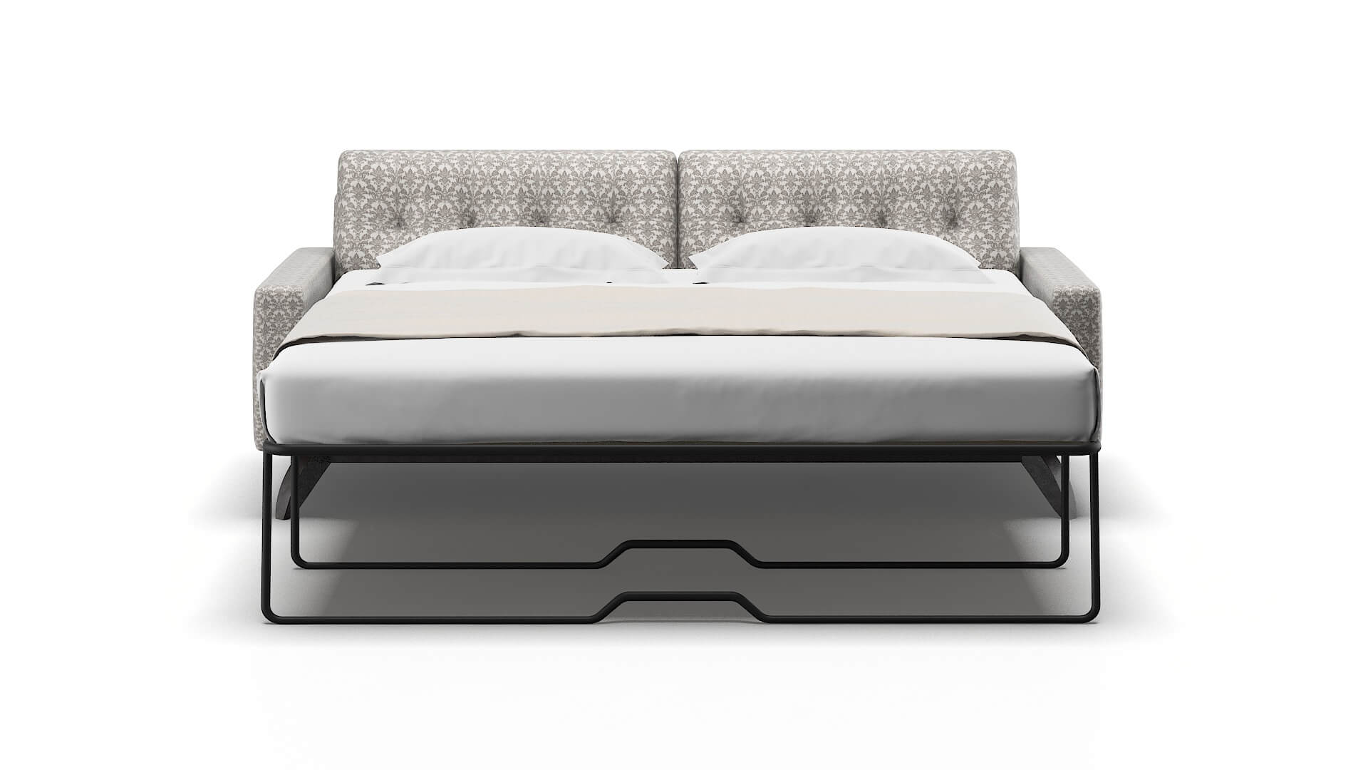 Milan Bergamo Dove Sofa Sleeper Espresso legs 1