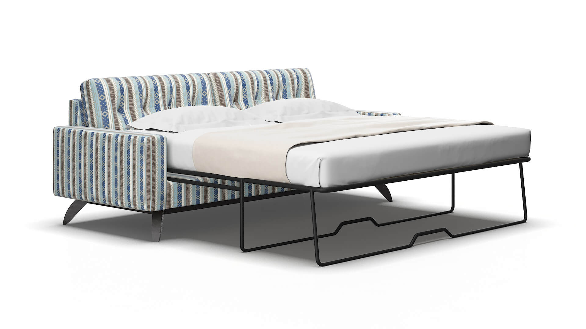 Milan Bodhi indigo Sofa sleeper Espresso Legs  2