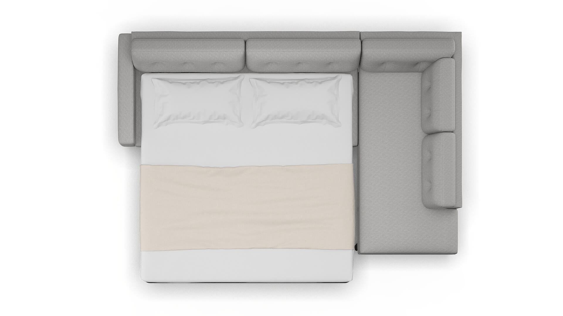 Milan Bungalow Graphite Panel Sleeper Espresso legs 3