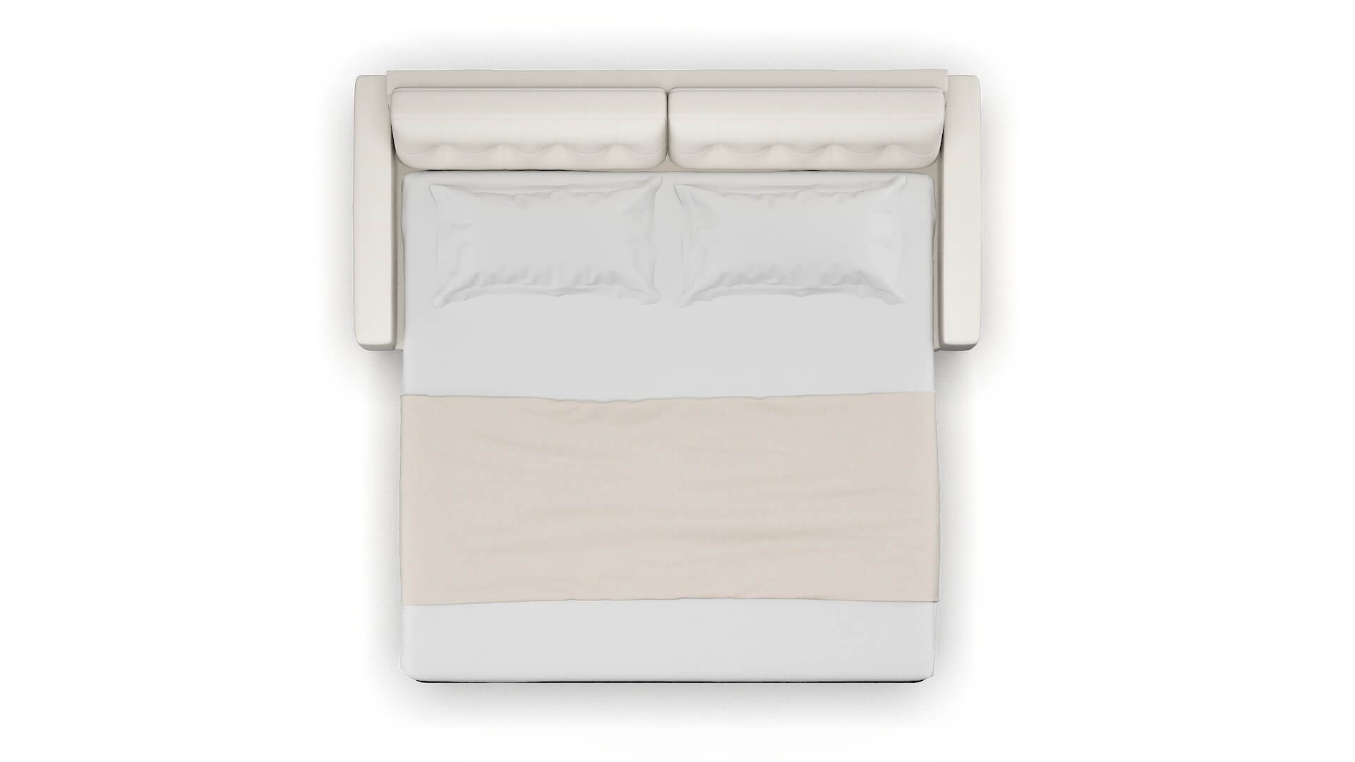 Milan Chance Bone Sofa Sleeper Espresso legs 3