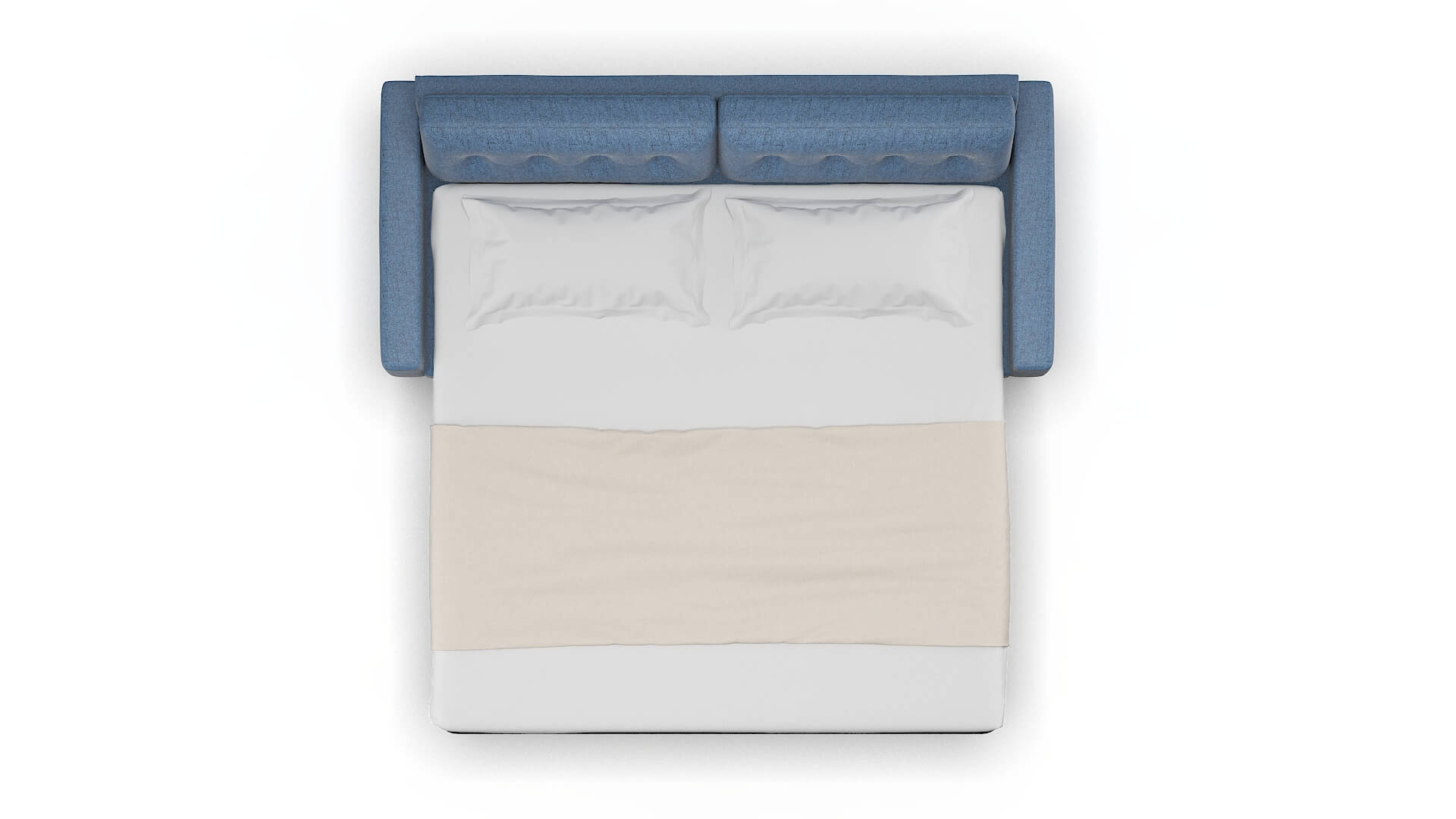 Milan Clyde Deep_ocean Sofa Sleeper Espresso legs 3