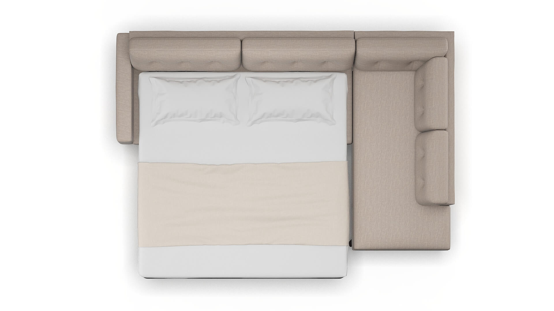 Milan Clyde Dolphin Panel Sleeper Espresso legs 3