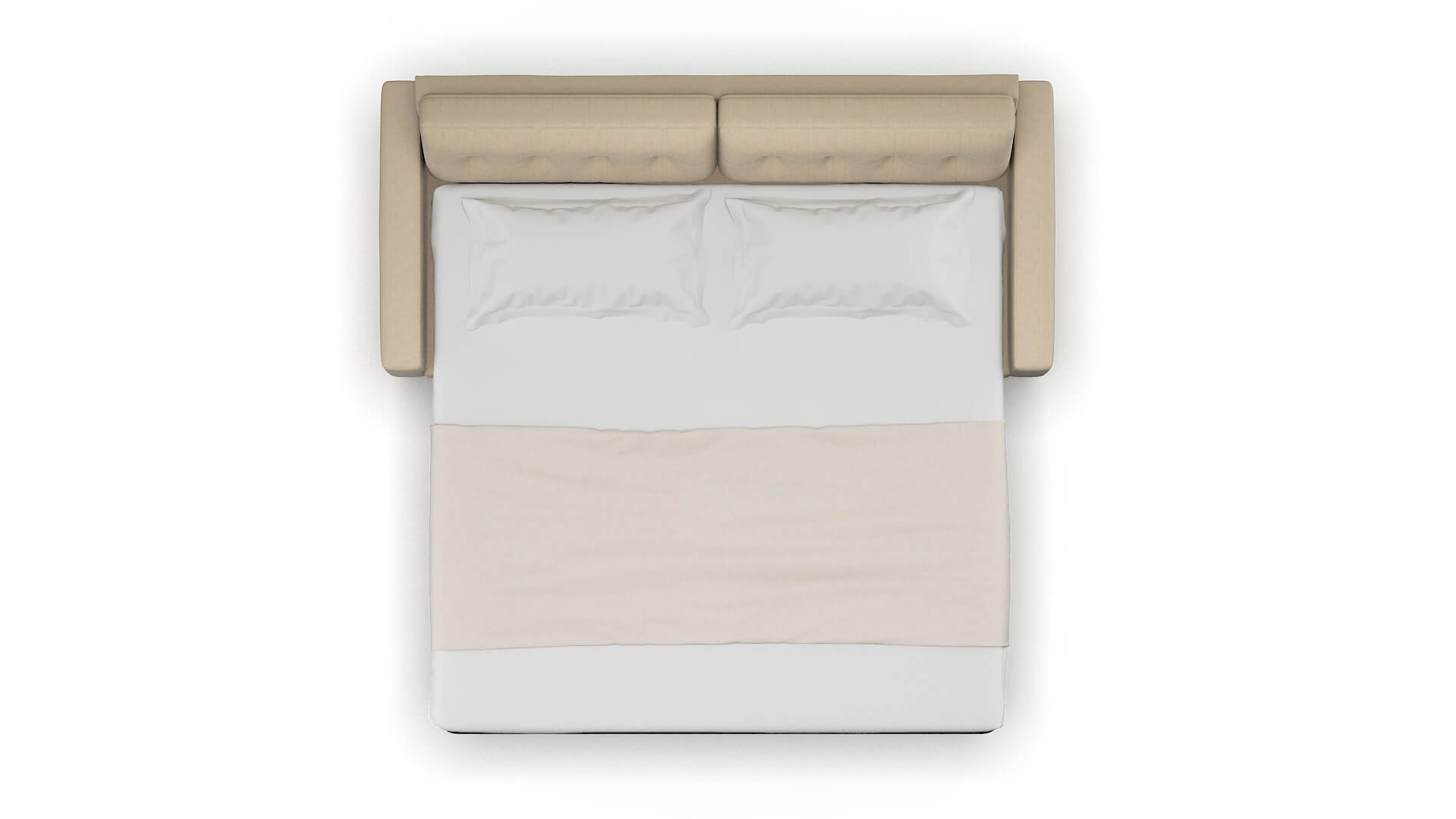 Milan Cosmo Fawn Sofa Sleeper Espresso legs 3