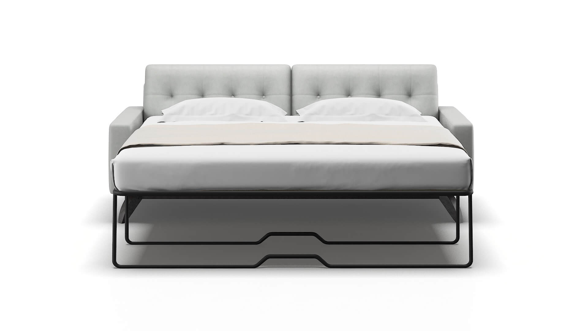 Milan Dawson Platinum Sofa Sleeper Espresso legs 1