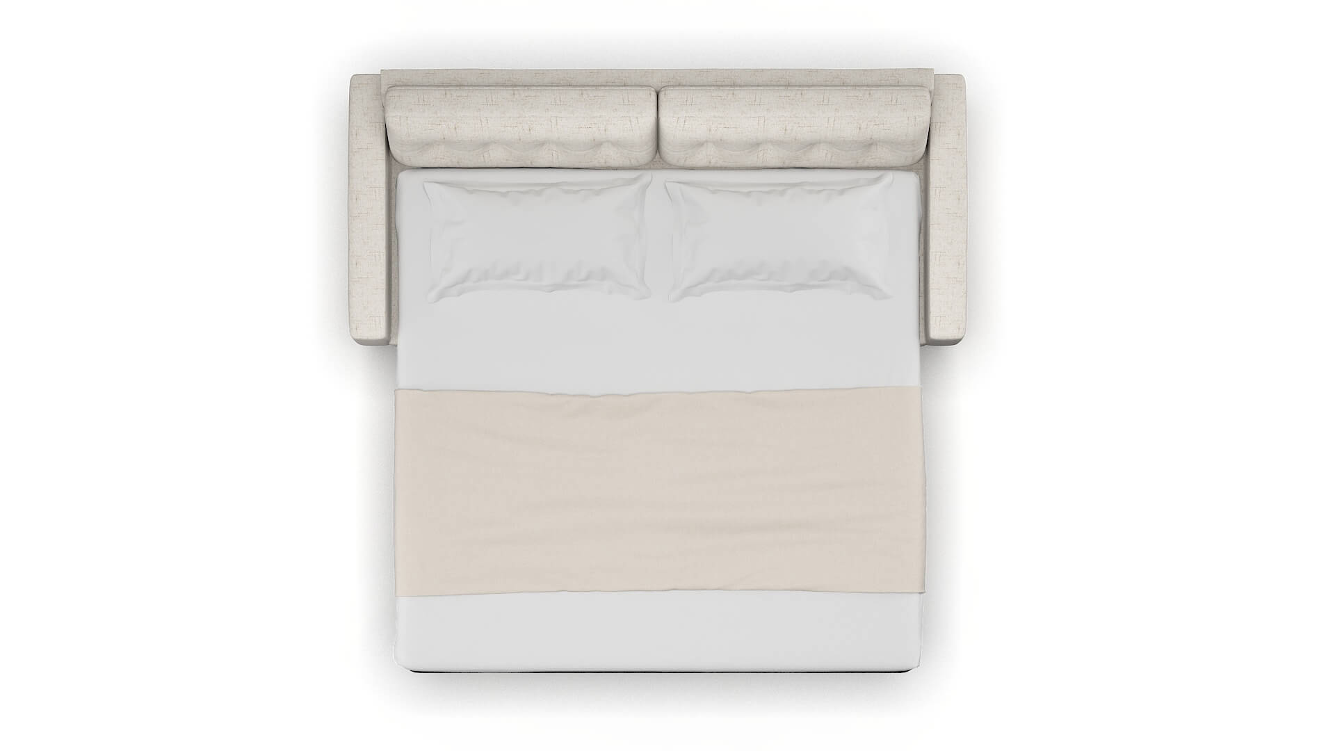 Milan Derby Taupe Sofa Sleeper Espresso legs 3