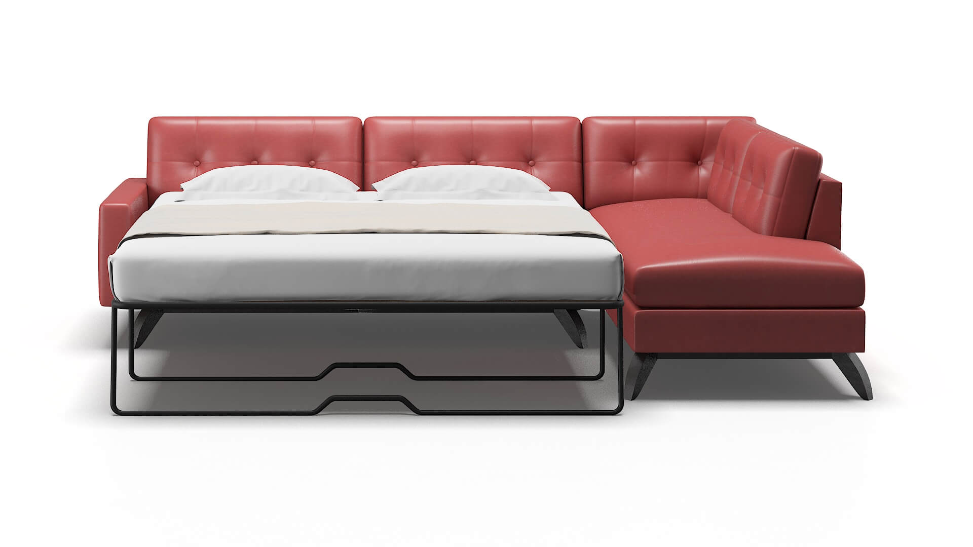 Milan Dillion Cordovan Panel Sleeper Espresso legs 1