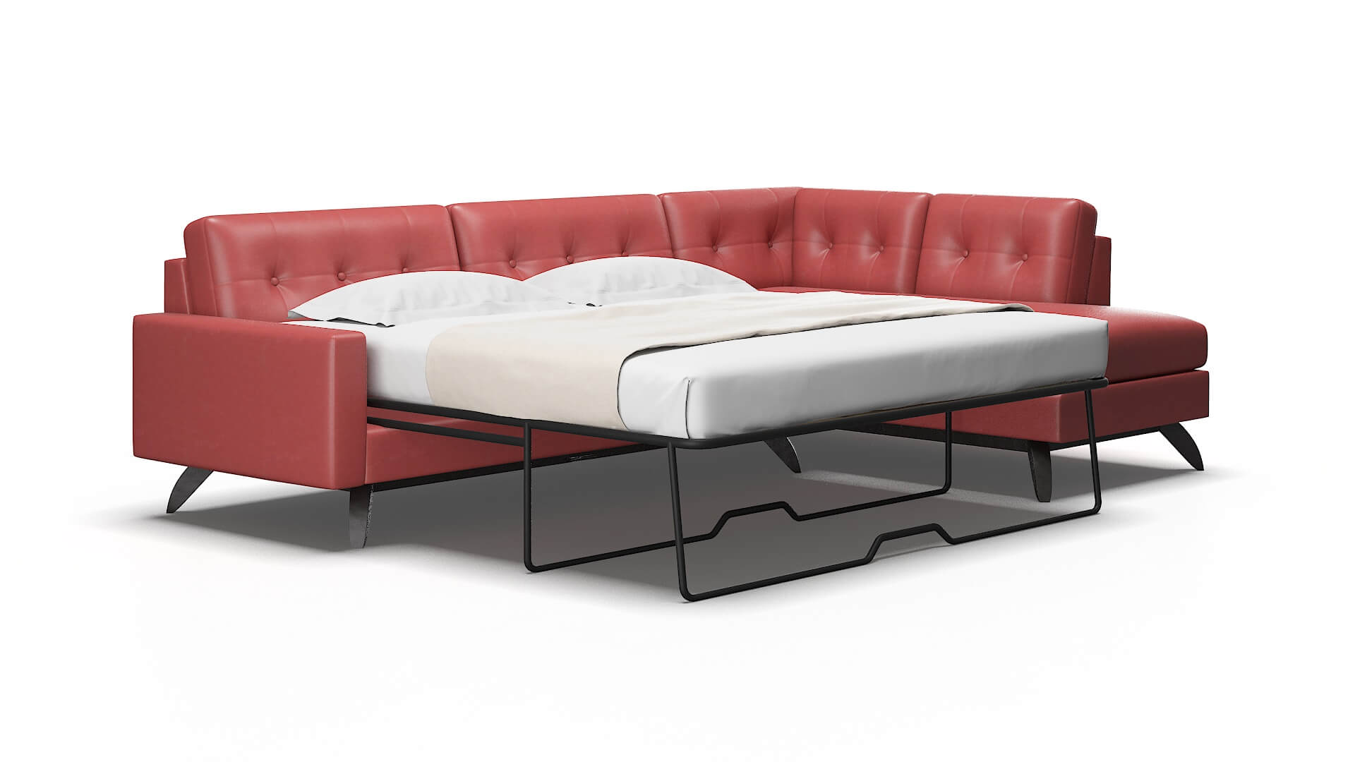 Milan Dillion Cordovan Panel Sleeper espresso legs 2