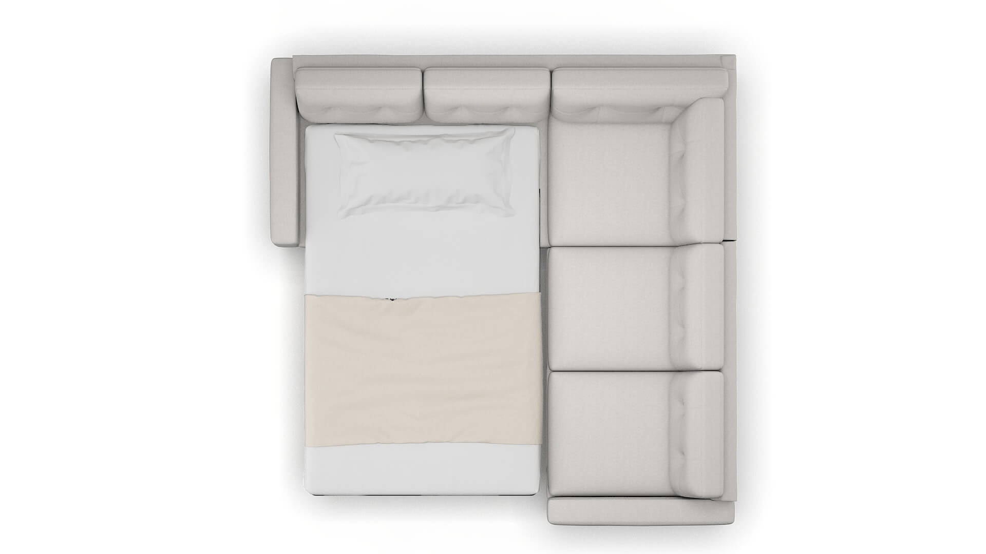 Milan Dream_d Sterling Sectional Sleeper Espresso legs 3