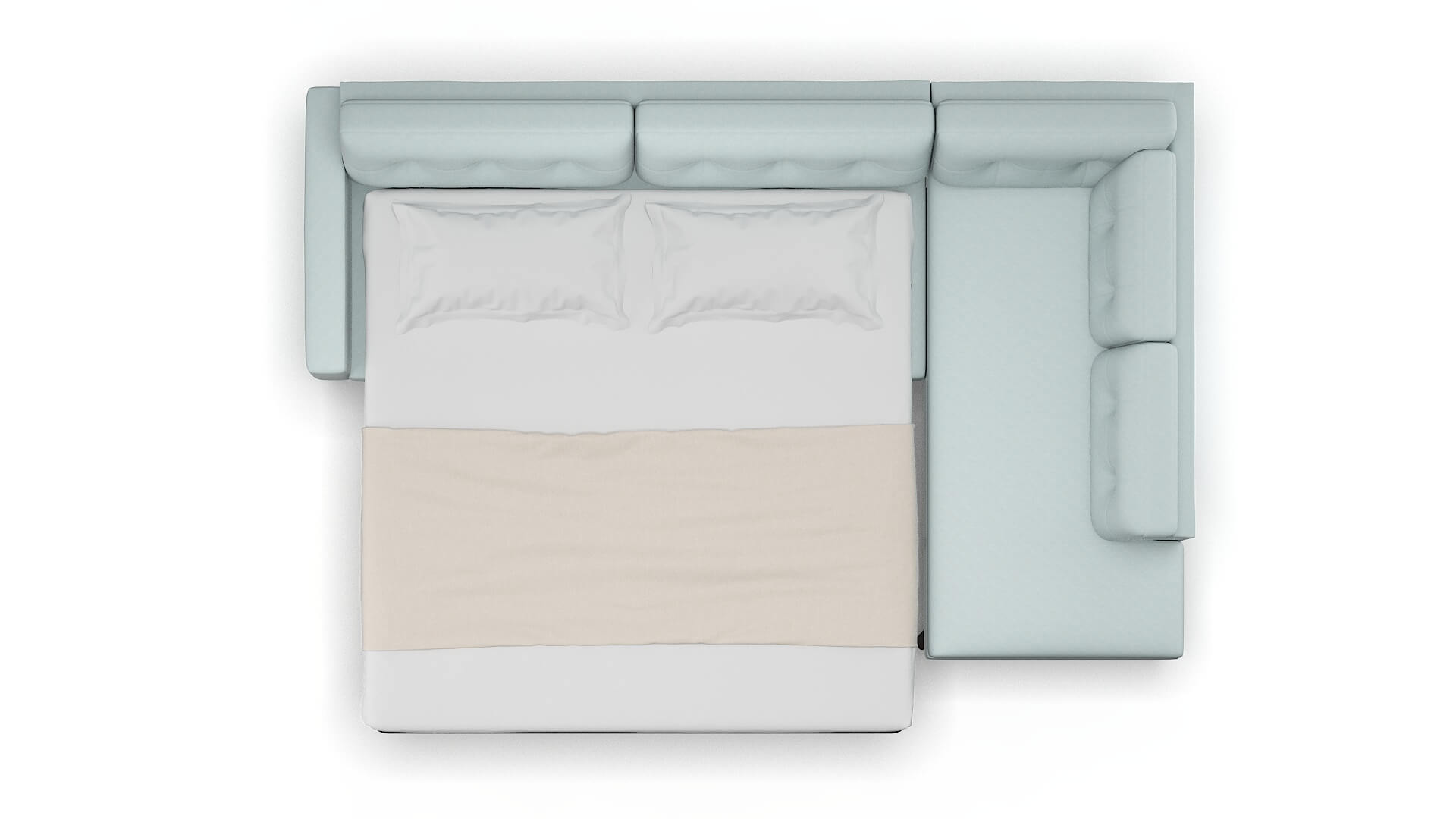 Milan Elliot Spa Panel Sleeper Espresso legs 3