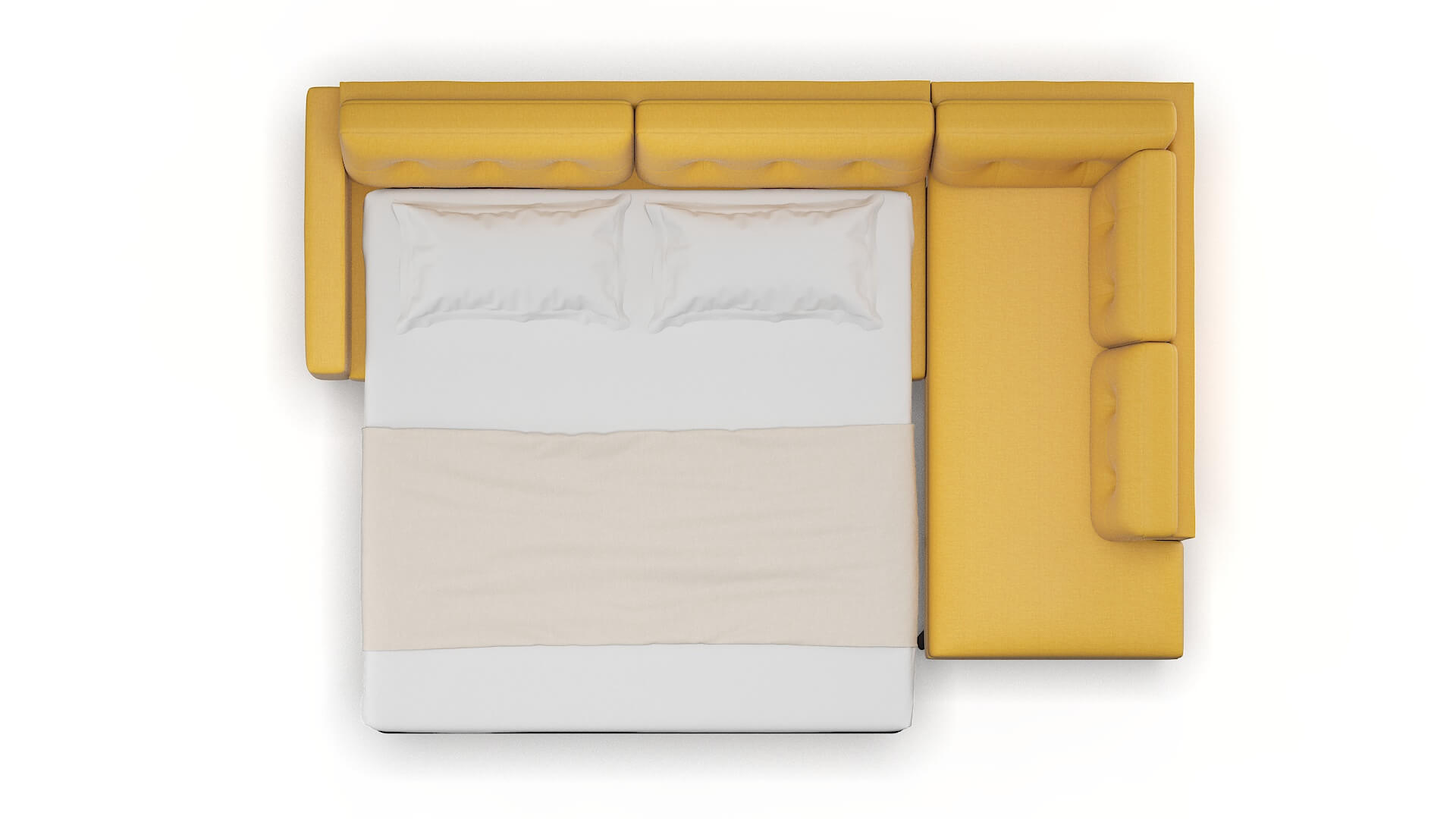 Milan Glee Aglow Panel Sleeper Espresso legs 3