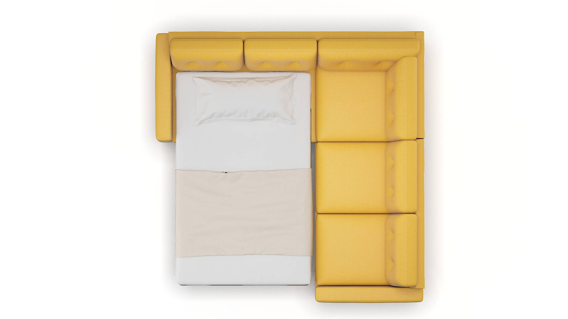 Milan Hepburn Chai_tea Sectional Sleeper Espresso legs 3