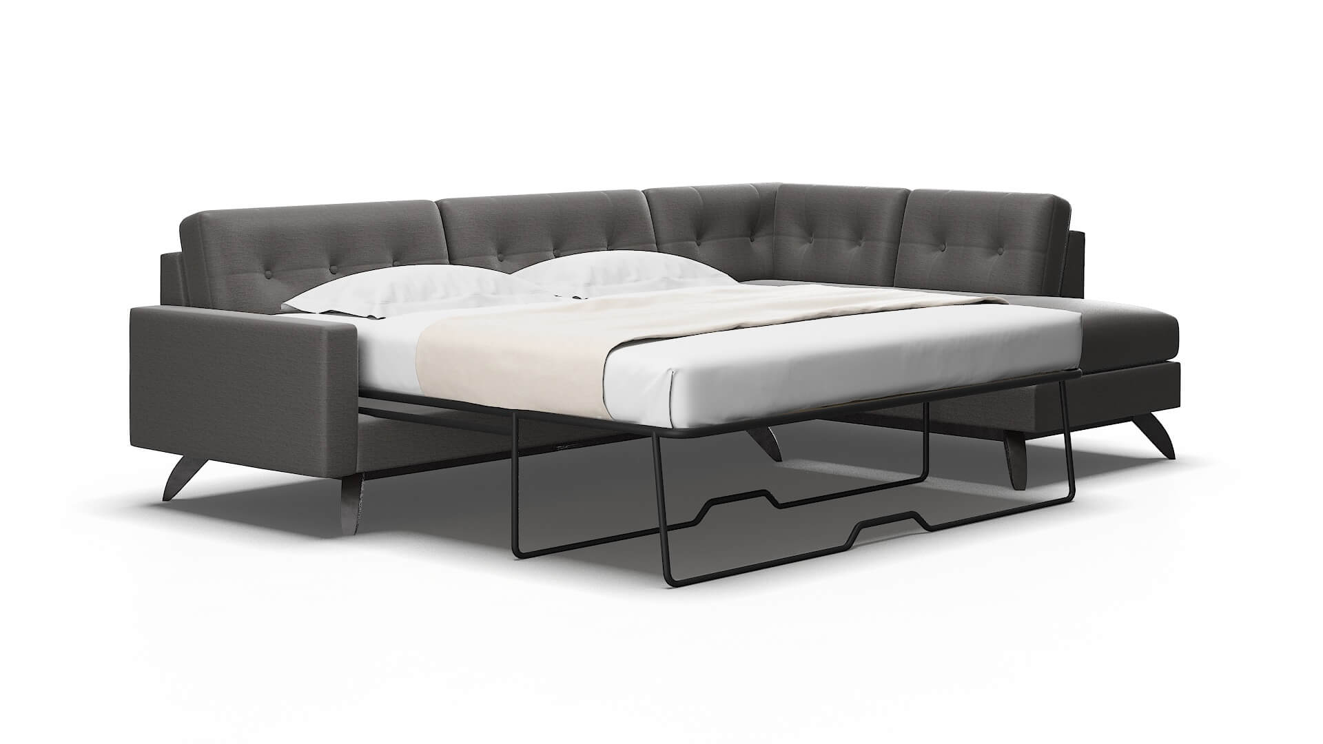 Milan Insight Eclipse Panel Sleeper Espresso legs 2