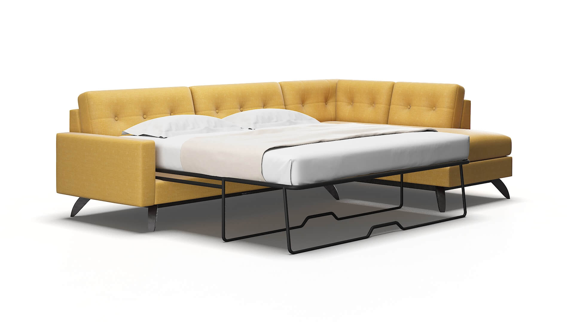 Milan Jade 400 Panel sleeper Espresso Legs  2