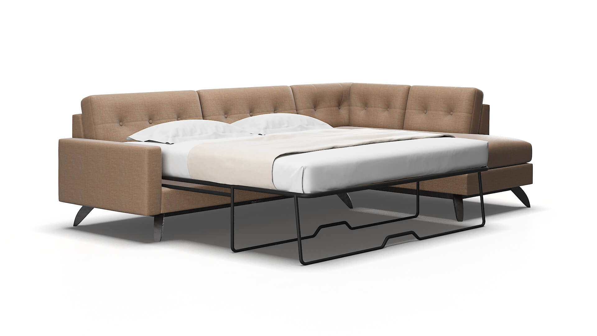 Milan Keylargo Mink Panel Sleeper Espresso legs 2