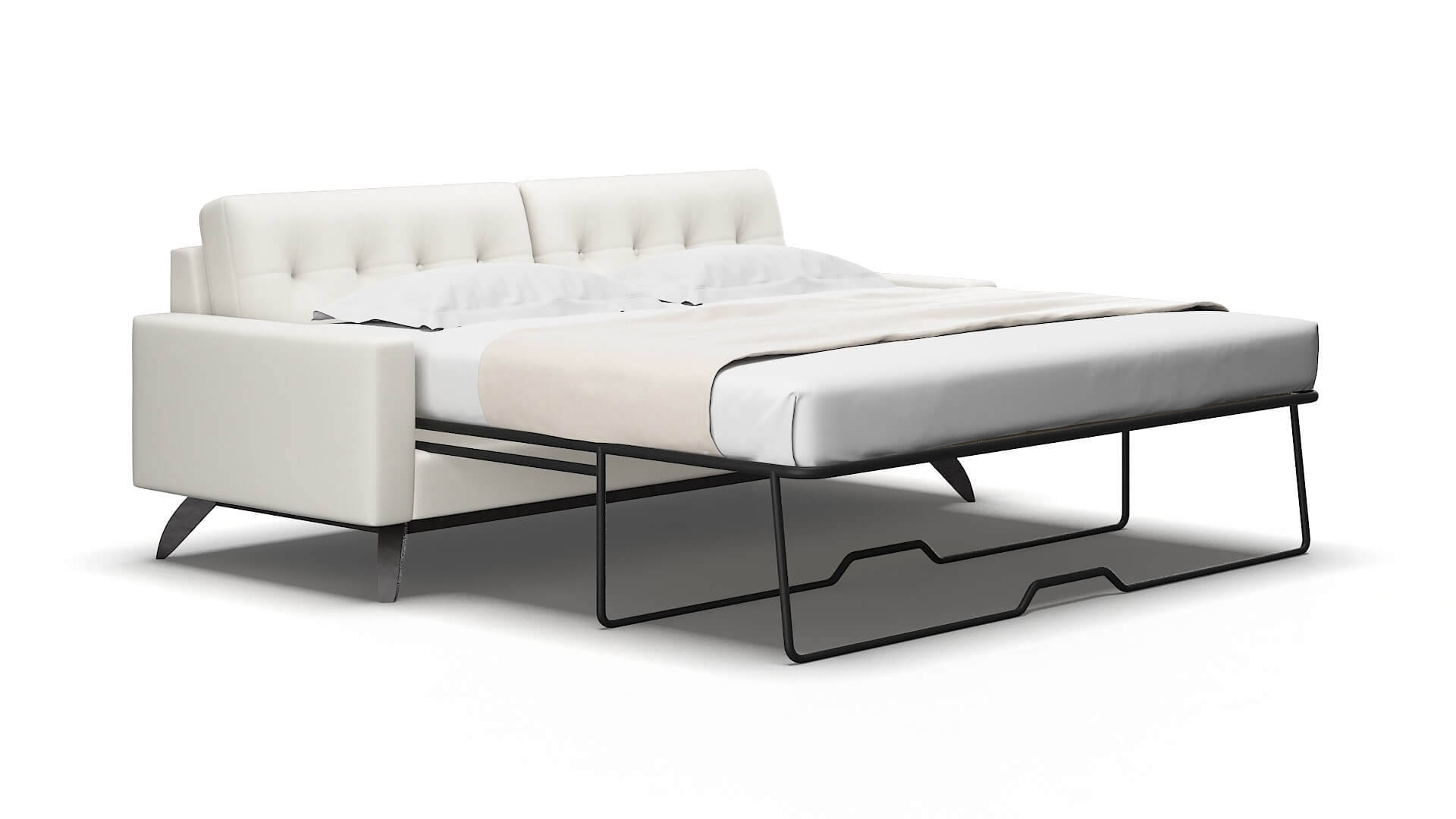 Milan Keylargo oatmeal Sofa sleeper Espresso Legs  2