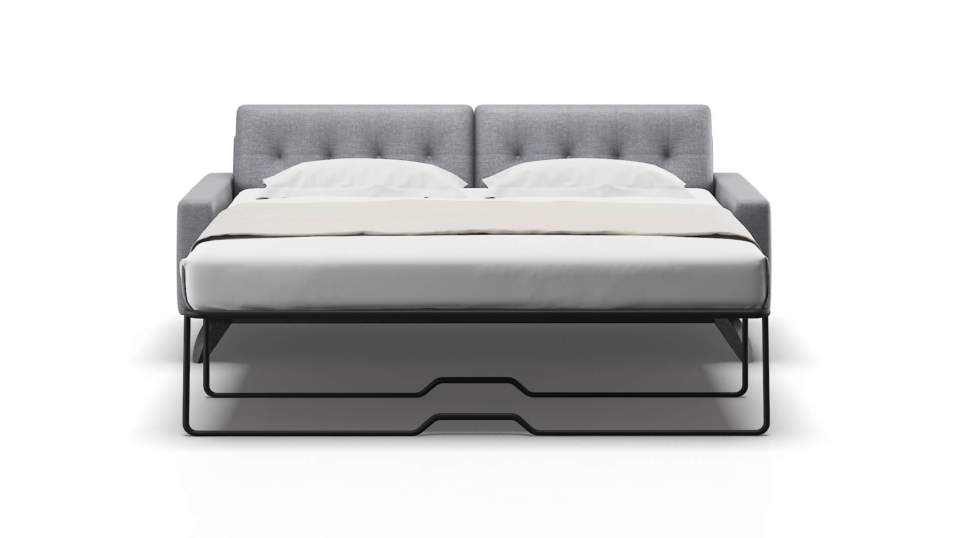 Milan Lana Ash Sofa Sleeper Espresso legs 1