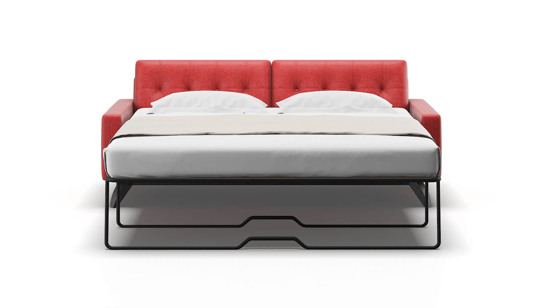 Milan Leslie Poppy Sofa Sleeper Espresso legs 1