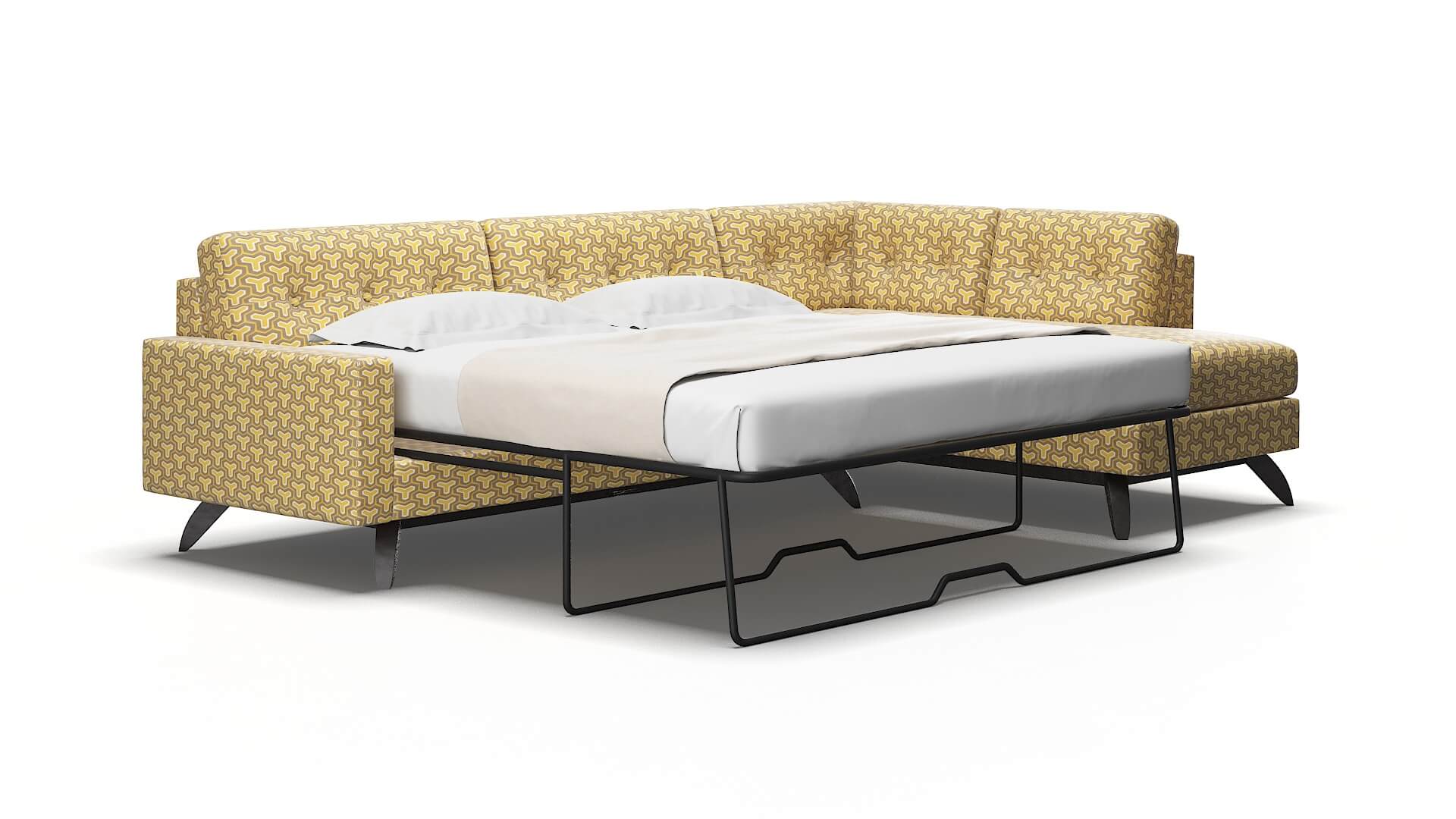 Milan Merci dijon Panel sleeper Espresso Legs  2