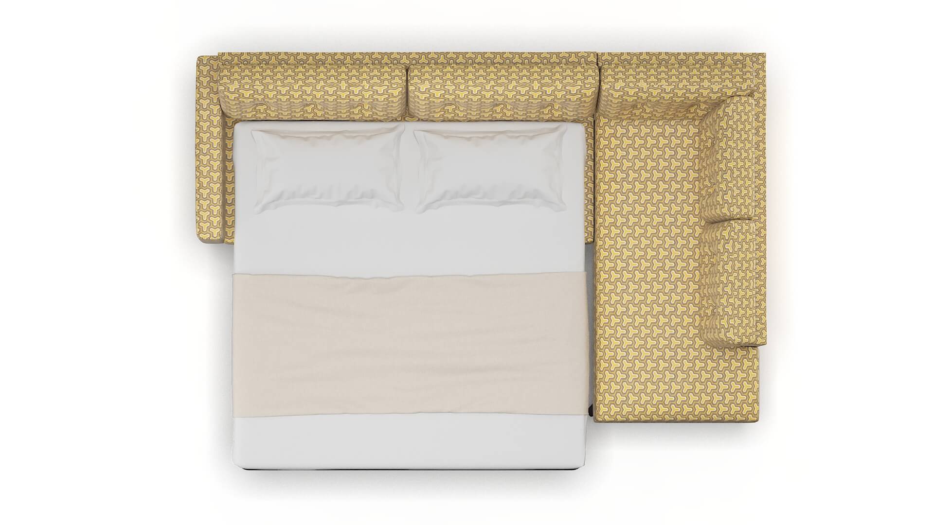 Milan Merci Dijon Panel Sleeper Espresso legs 3