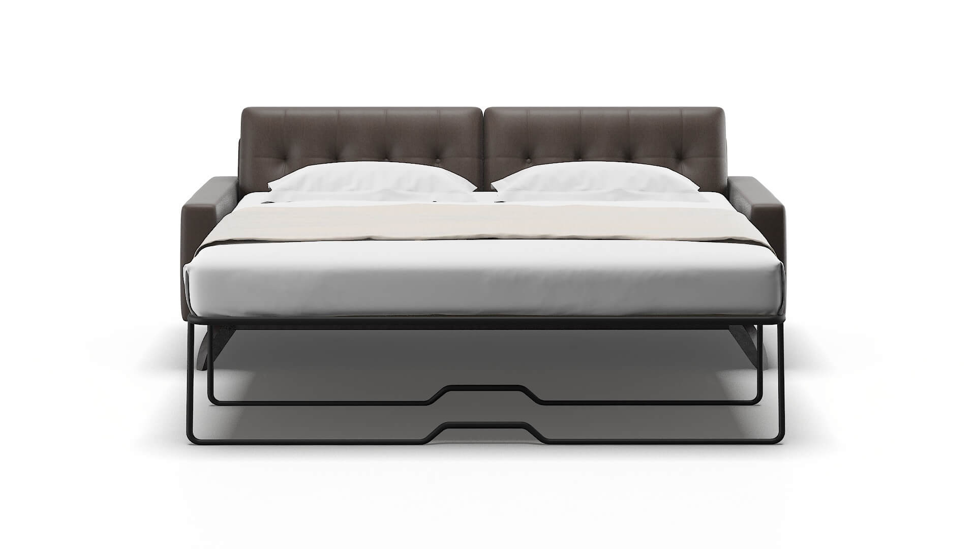 Milan Naples Graphite Sofa Sleeper Espresso legs 1