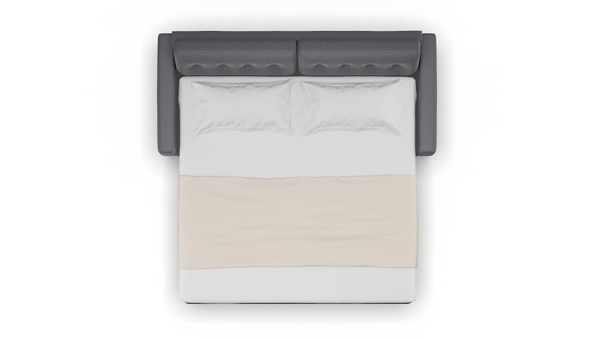 Milan Notion Graphite Sofa Sleeper Espresso legs 3